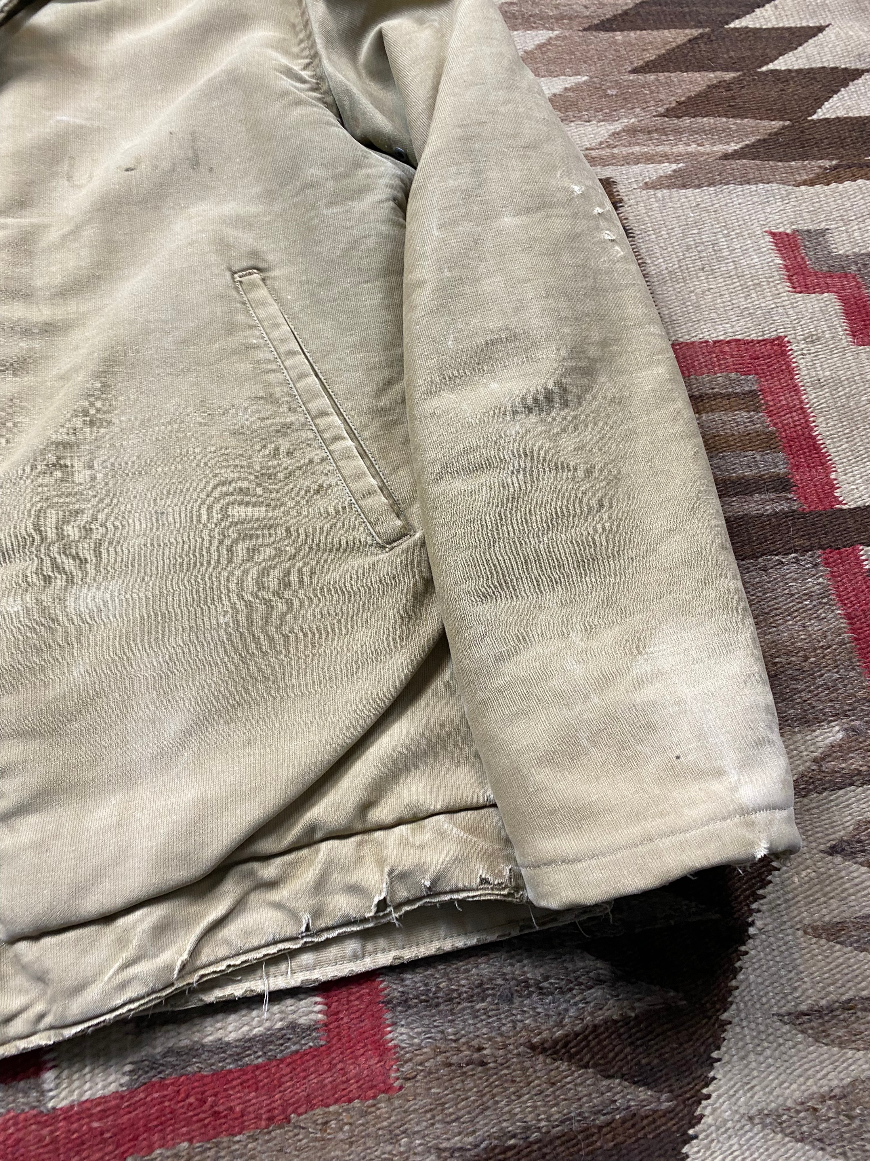USN WW2 Stenciled N-1 Deck Jacket