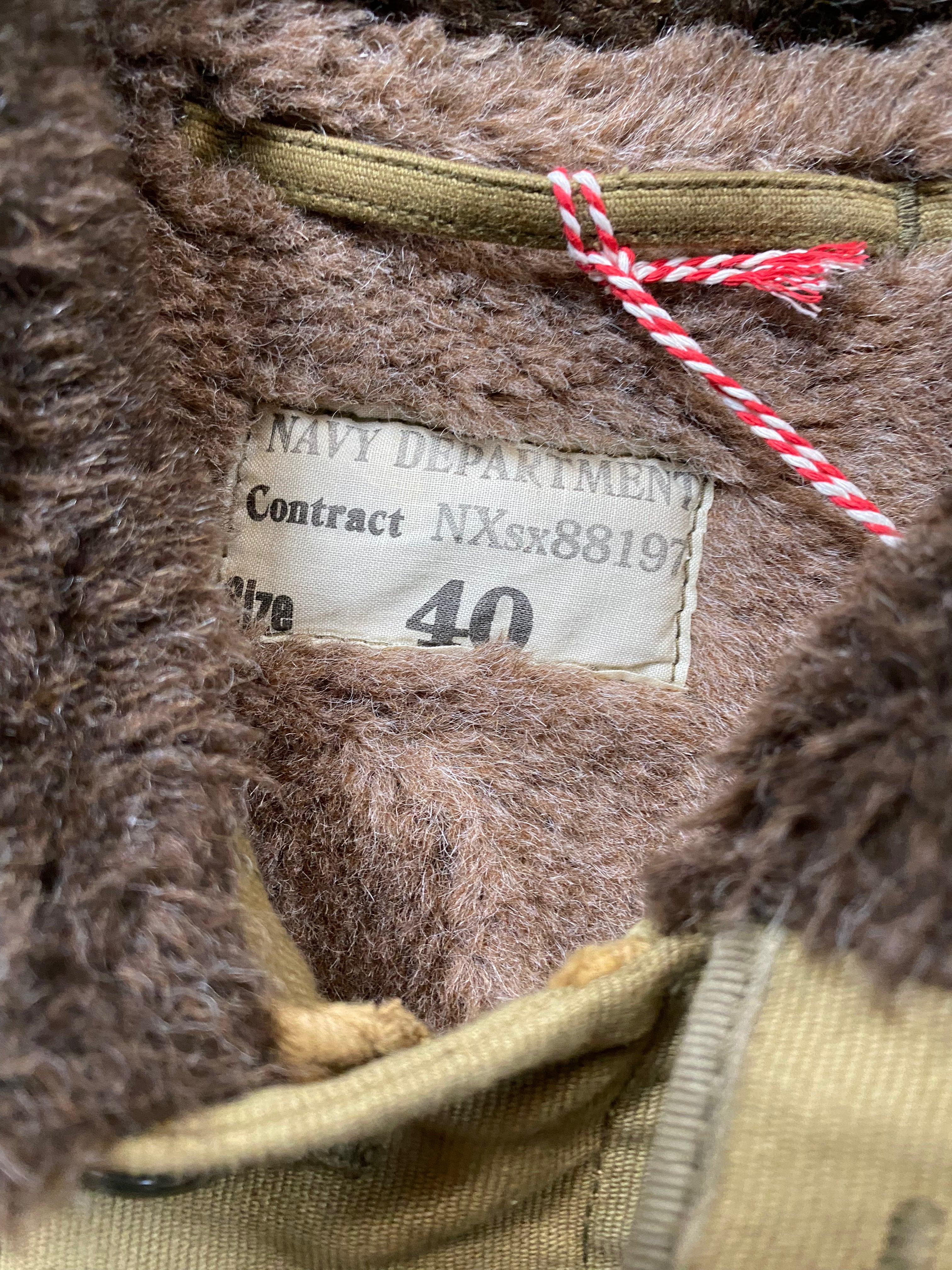 The Real McCoys USN N-1 Deck Jacket (Khaki)