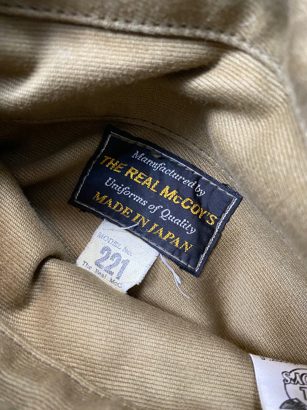 The Real McCoys USN N-1 Deck Jacket (Khaki)