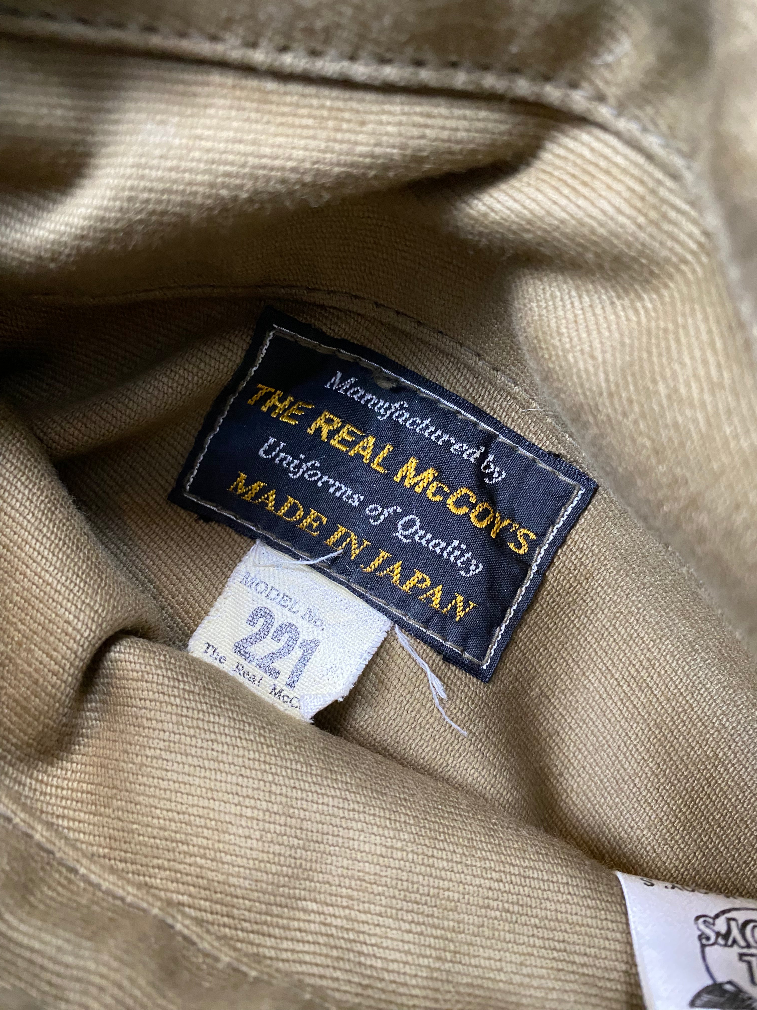 The Real McCoys USN N-1 Deck Jacket (Khaki)
