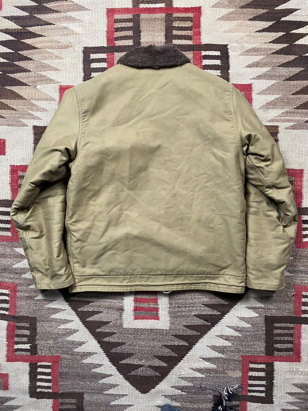 The Real McCoys USN N-1 Deck Jacket (Khaki)