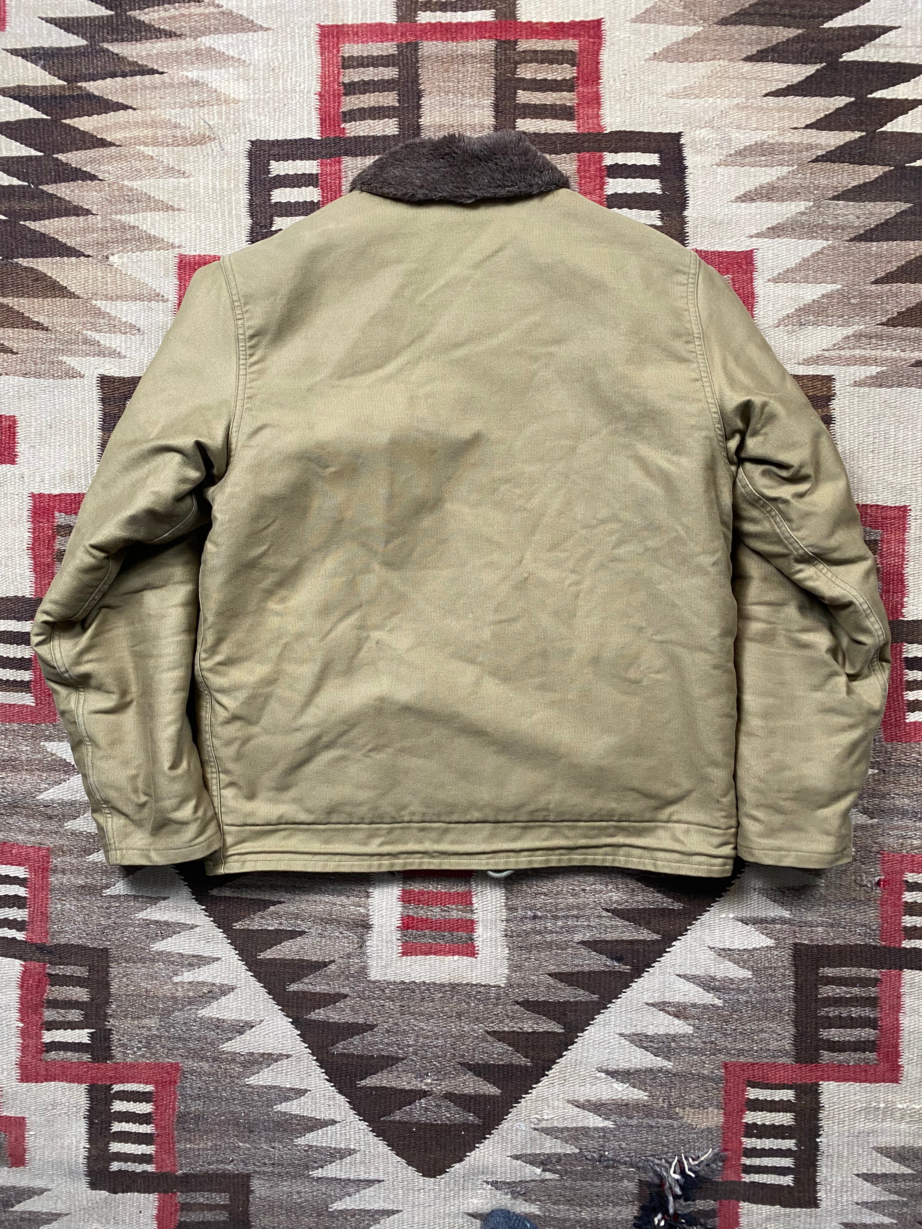 The Real McCoys USN N-1 Deck Jacket (Khaki)