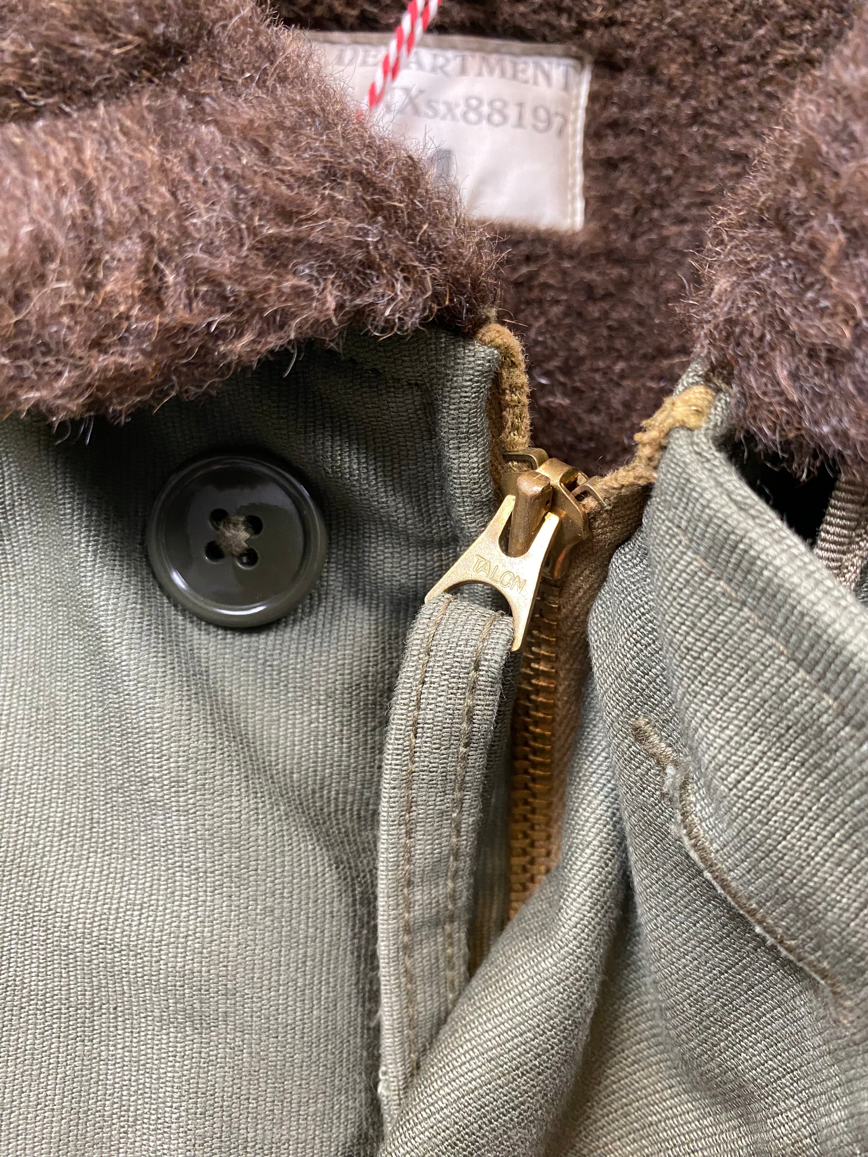 The Real McCoys USN N-1 Deck Jacket (Olive Green)