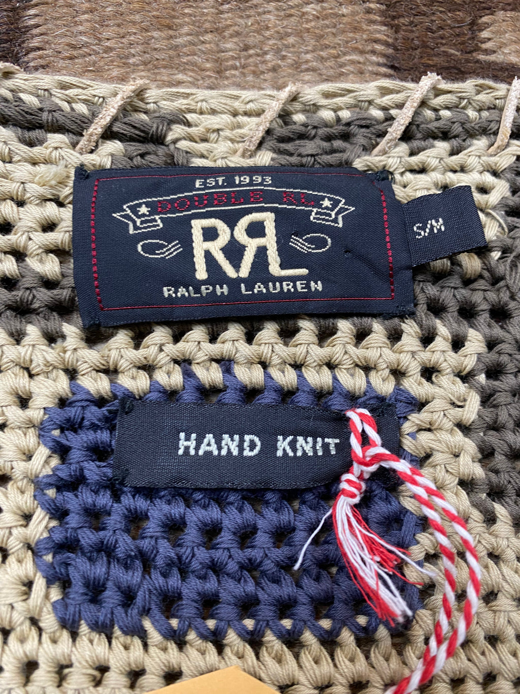 RRL Hand-Knitted Chief Poncho