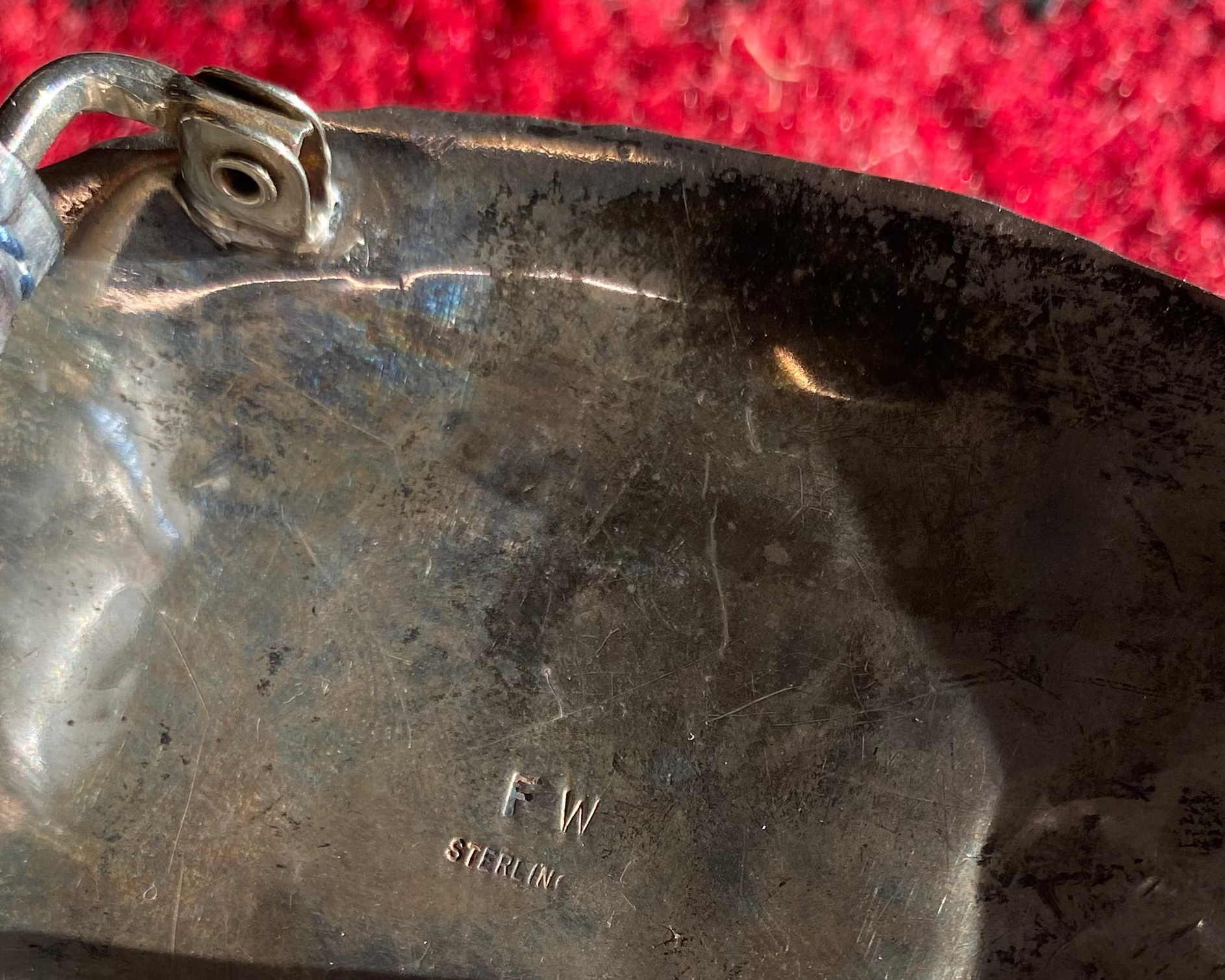FW Navajo Sterling Silver Belt Buckle (belt is not included)