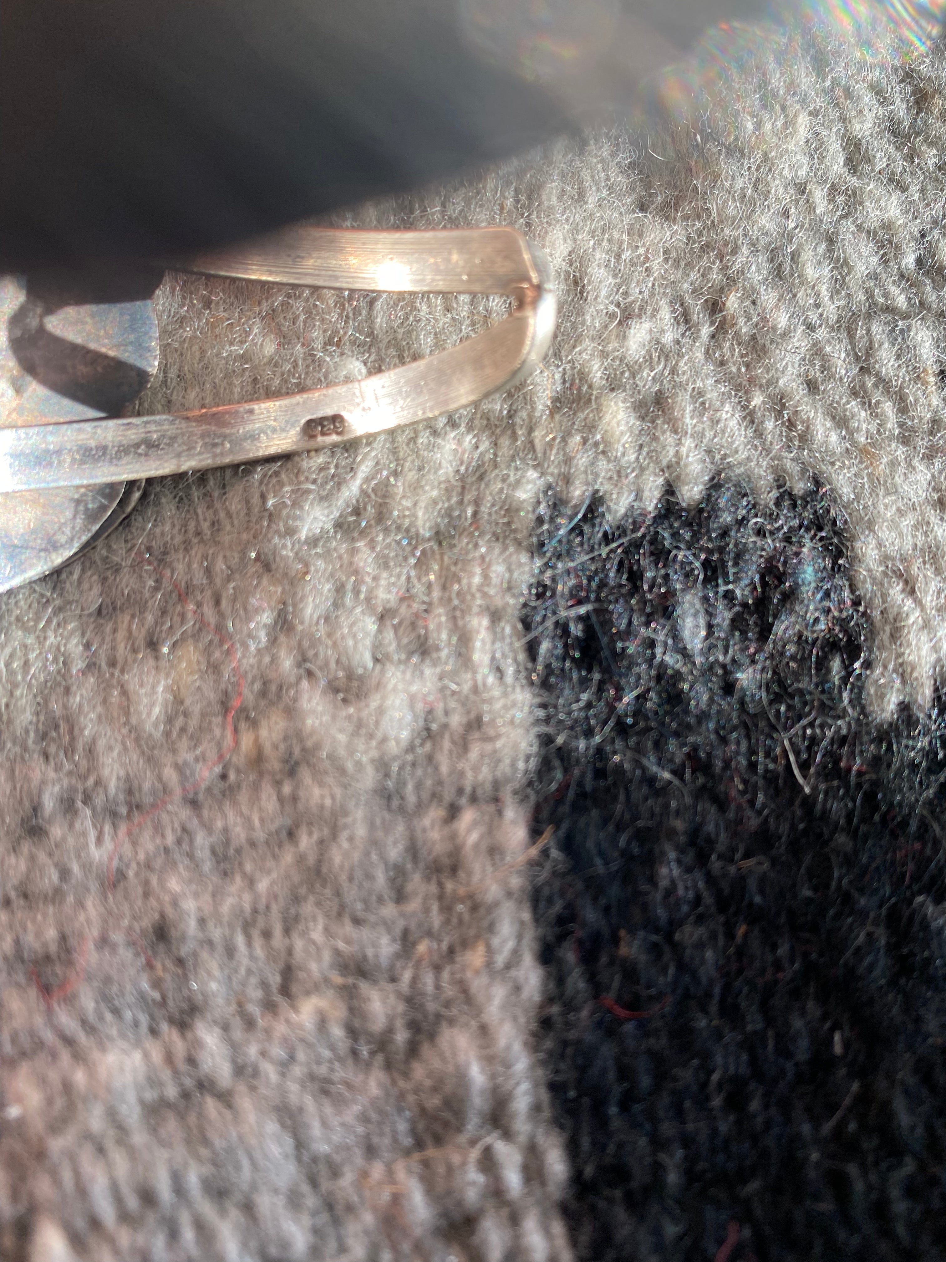 Chunky Turquoise Sterling Silver Navajo Cuff