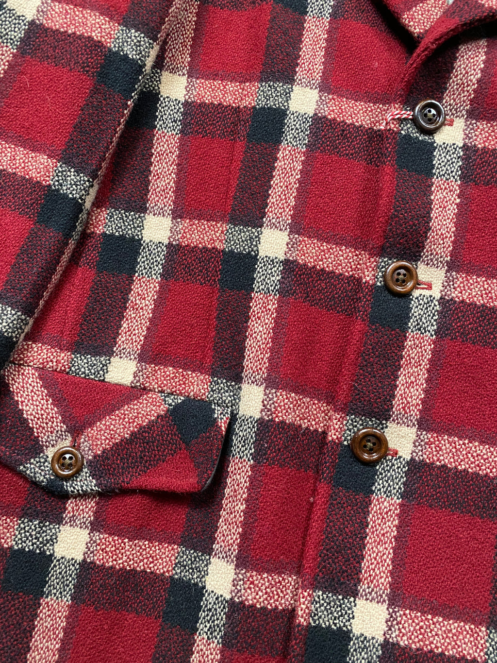 RRL York Tweed Plaid Western Coat