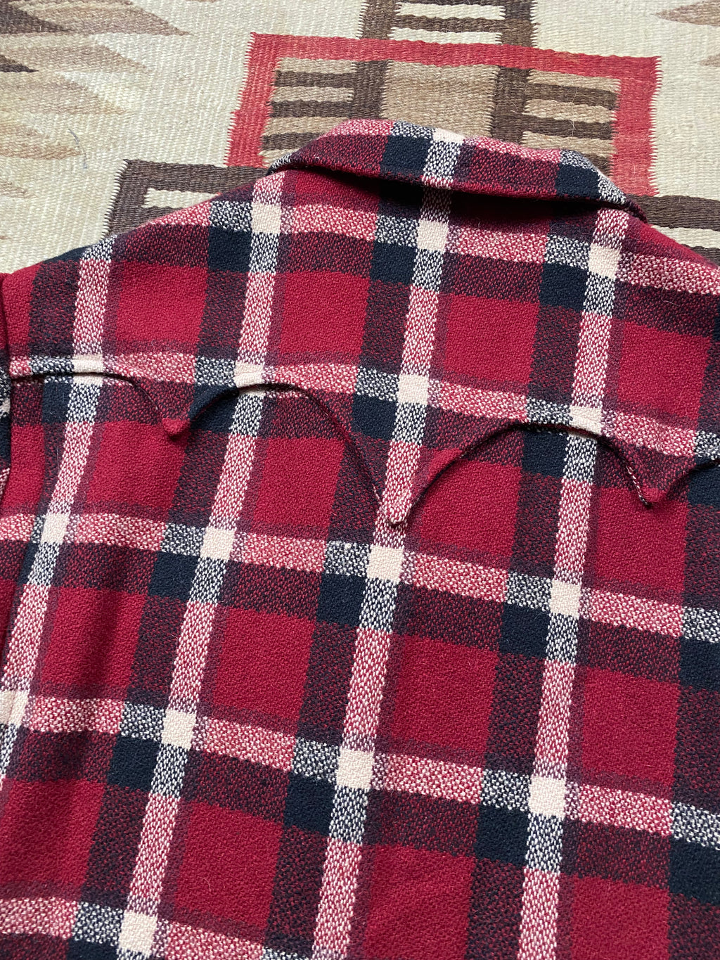 RRL York Tweed Plaid Western Coat