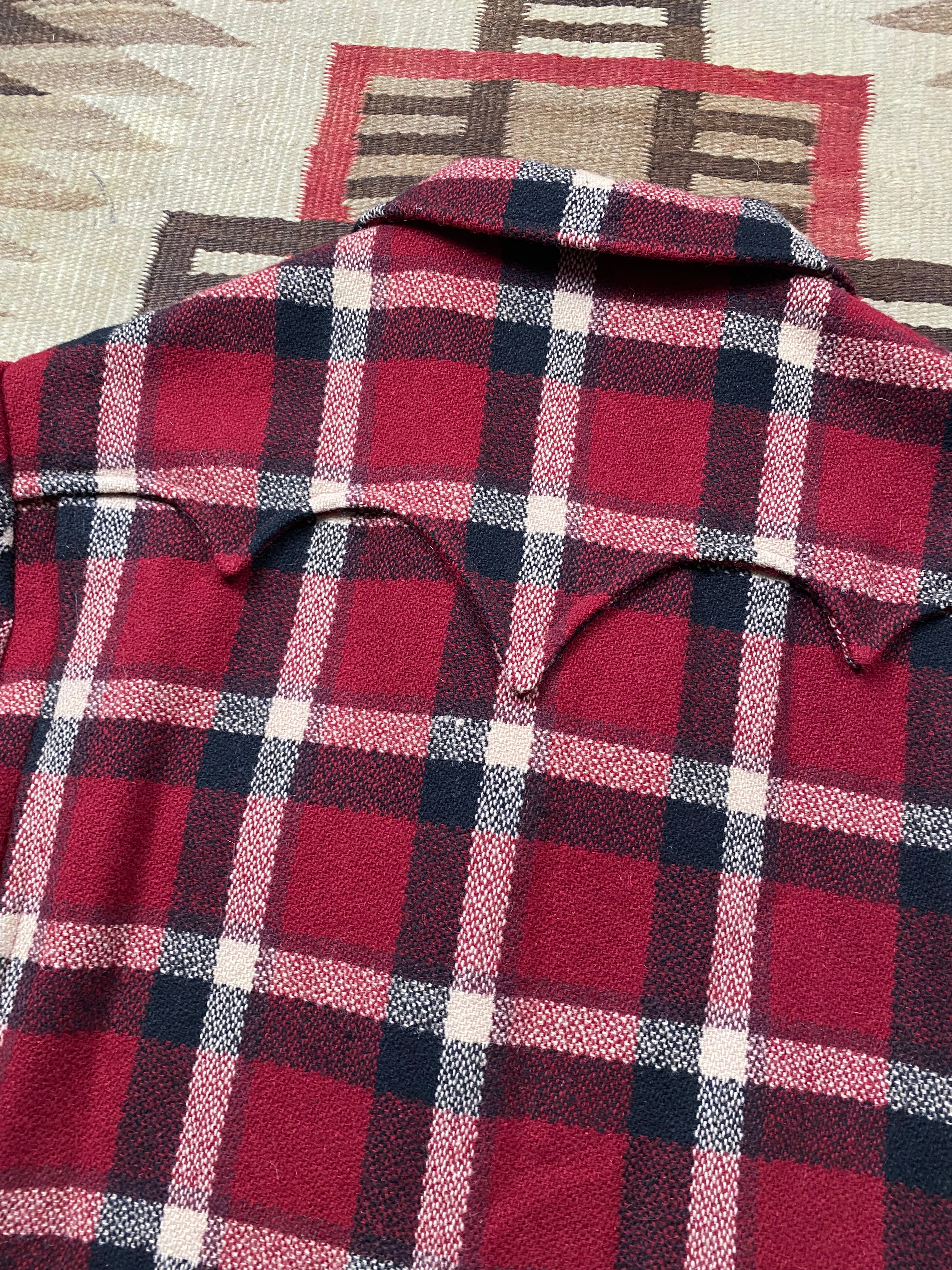 RRL York Tweed Plaid Western Coat