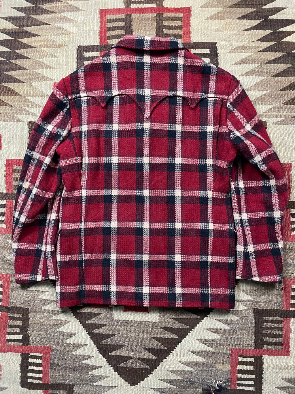 RRL York Tweed Plaid Western Coat