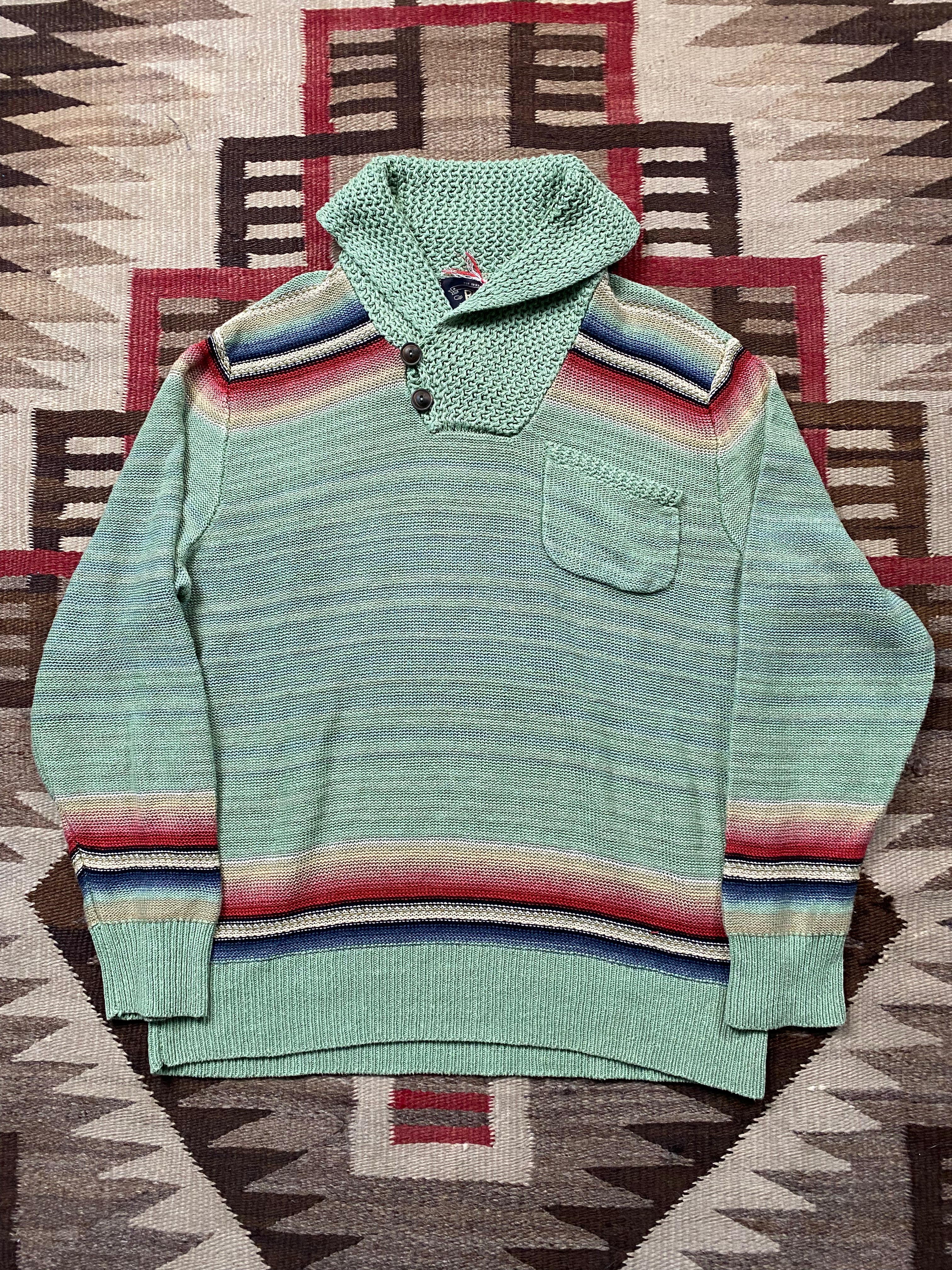 RRL Knitted Southwestern Poker Pullover