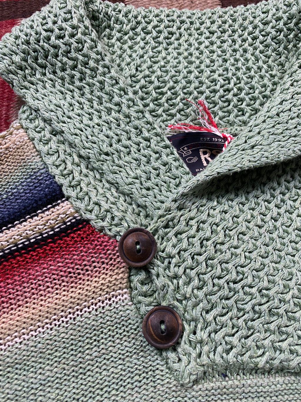 RRL Knitted Southwestern Poker Pullover