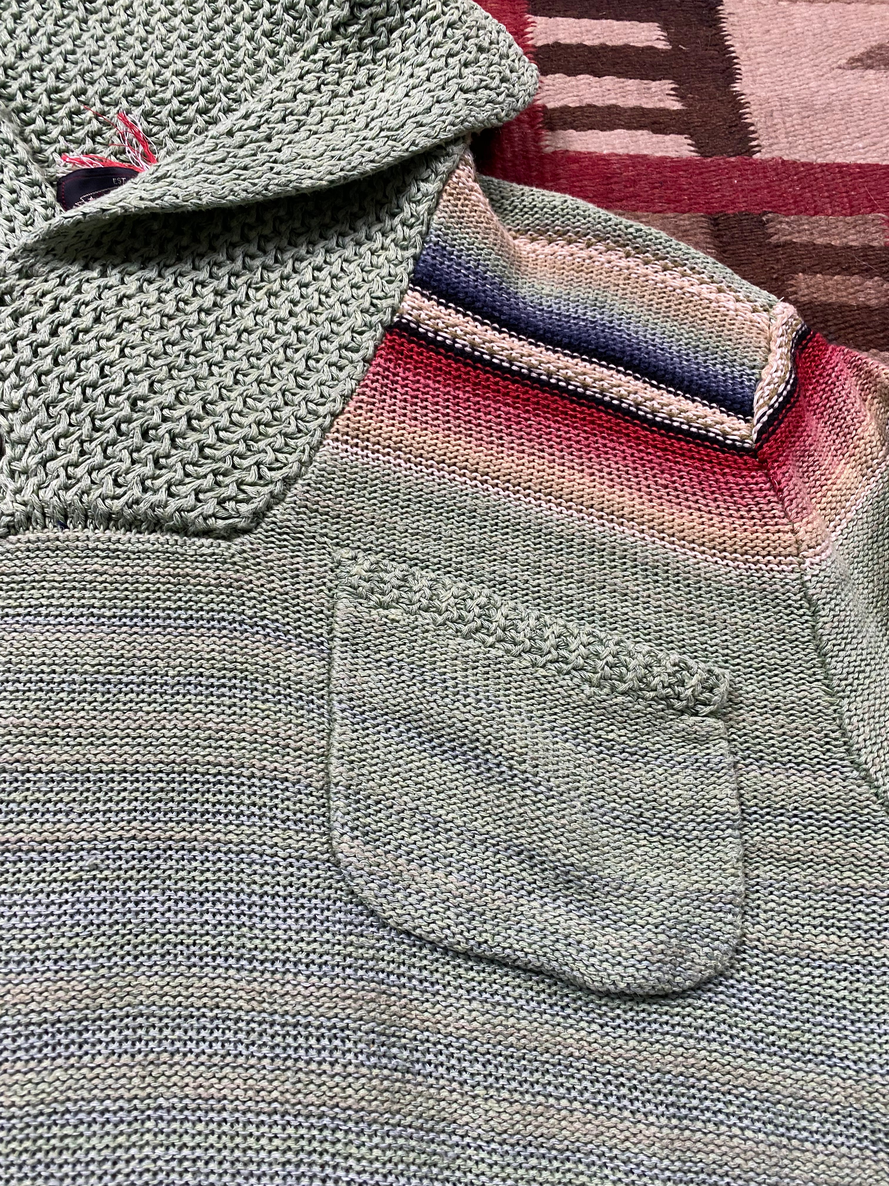 RRL Knitted Southwestern Poker Pullover