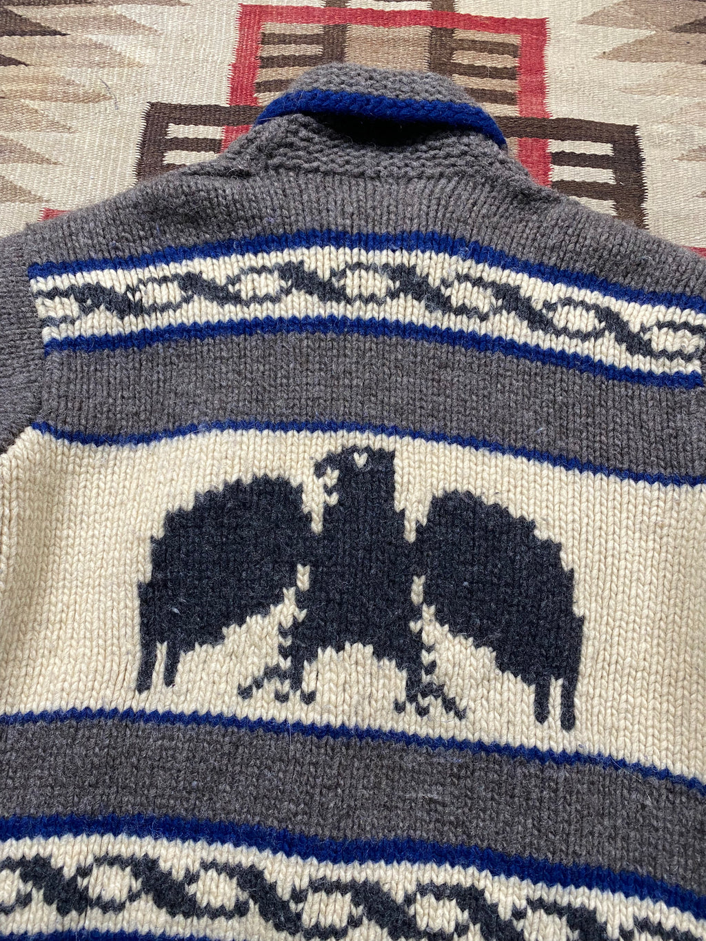 RRL Deer & Eagle Hand-Knitted Cowichan