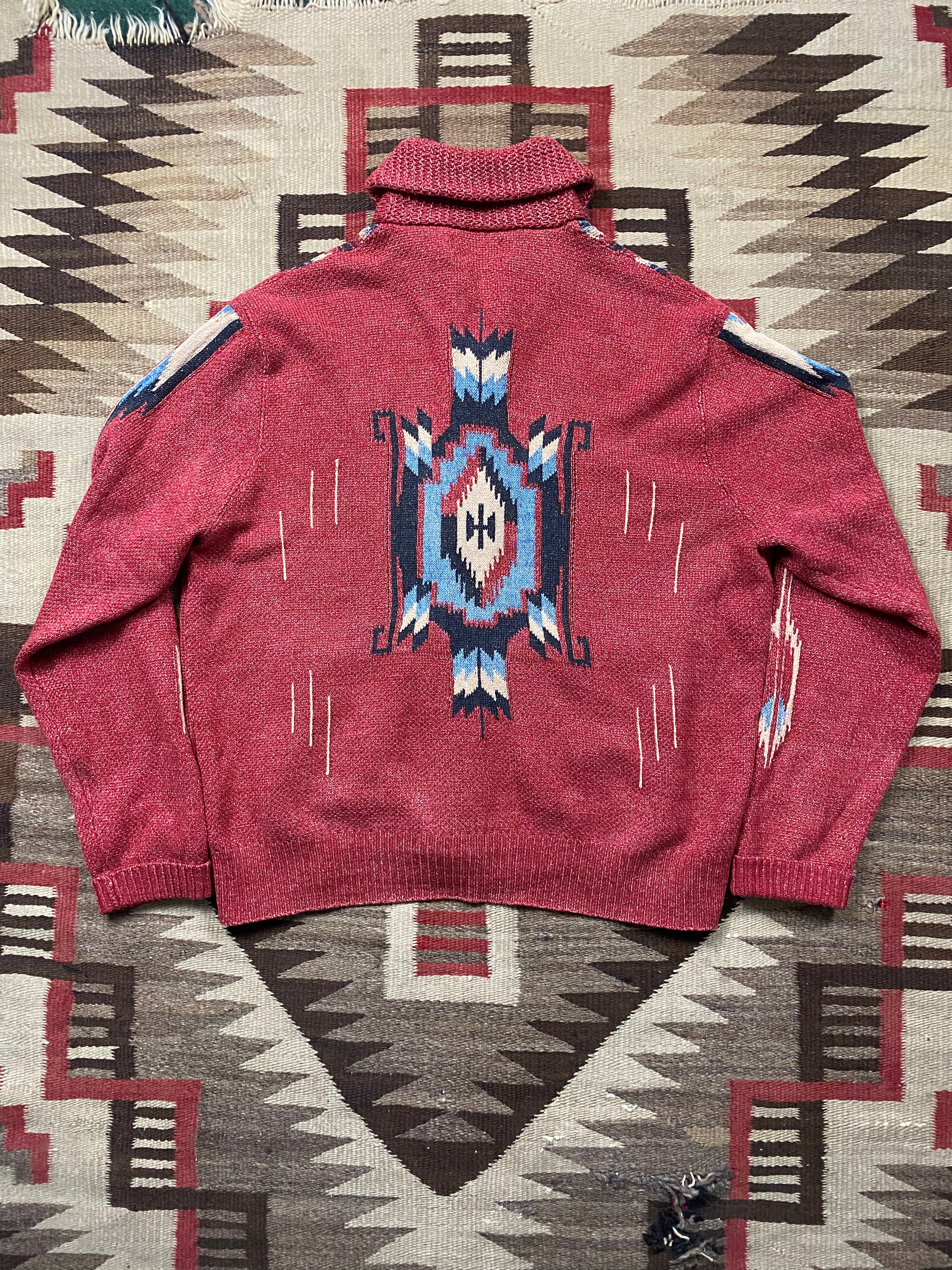 RRL Shawl Collar Chimayo Cardigan