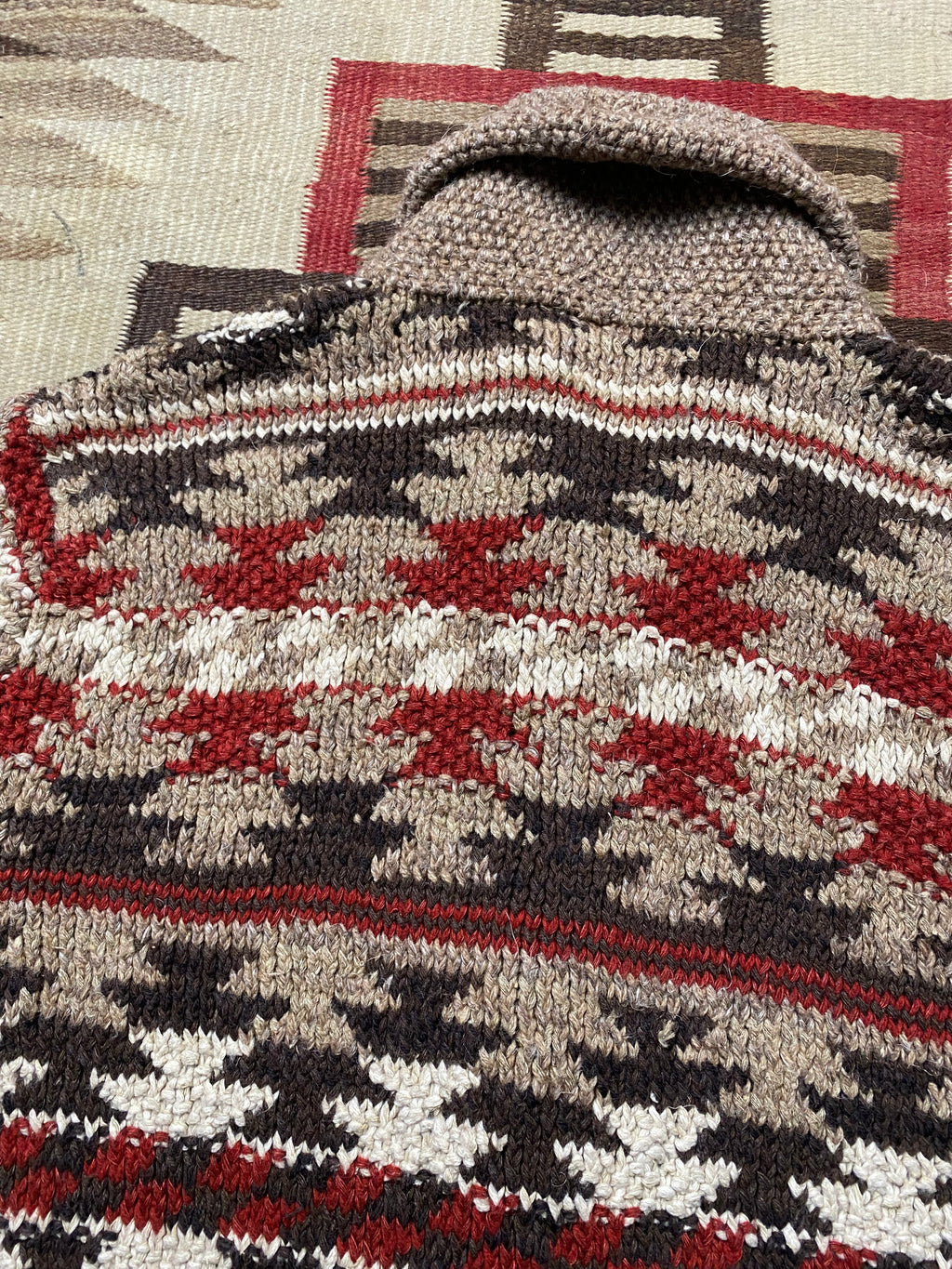RRL Hand-Knitted Southwestern Cardigan