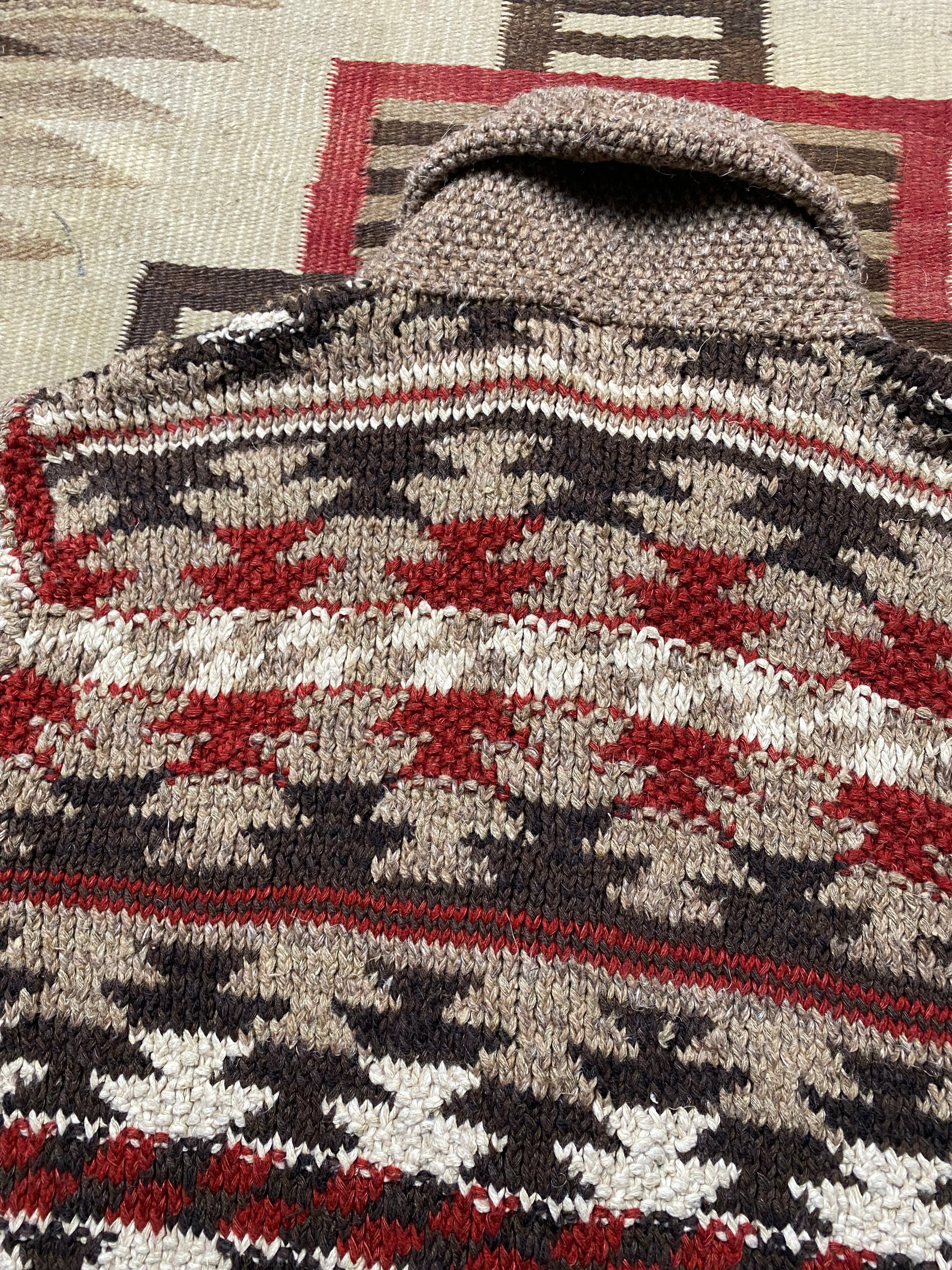 RRL Hand-Knitted Southwestern Cardigan