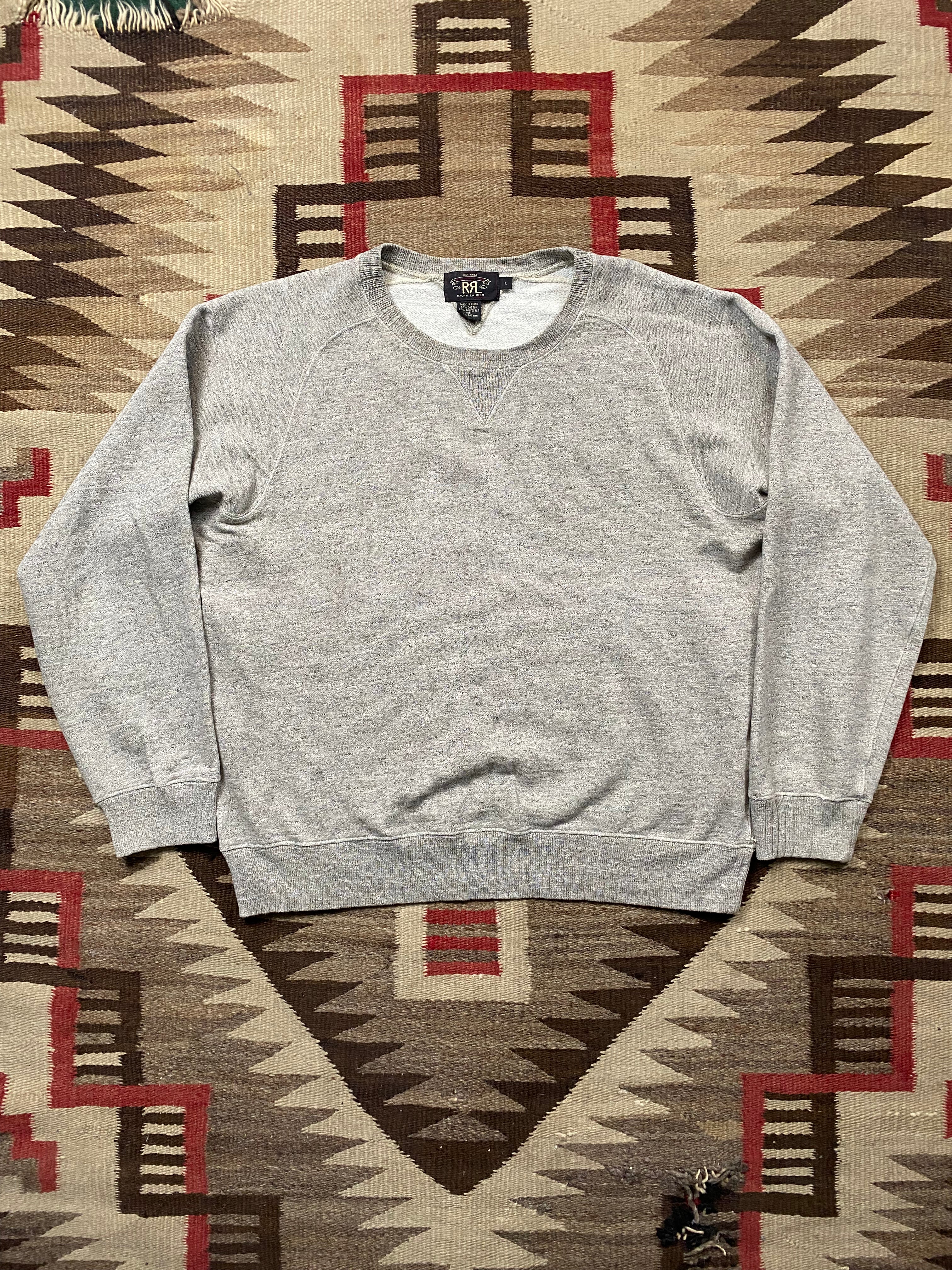 RRL Raglan Crewneck Grey