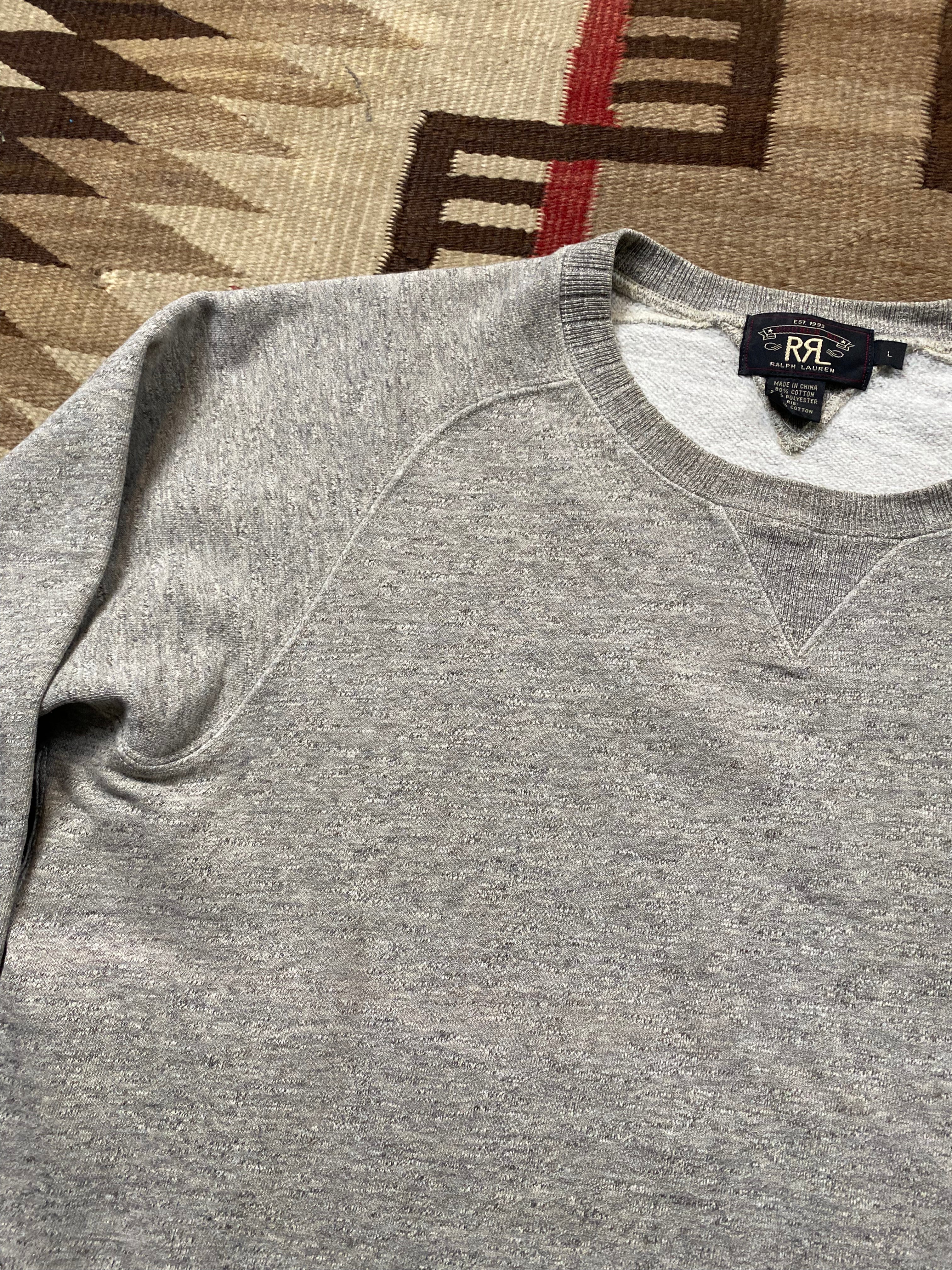 RRL Raglan Crewneck Grey