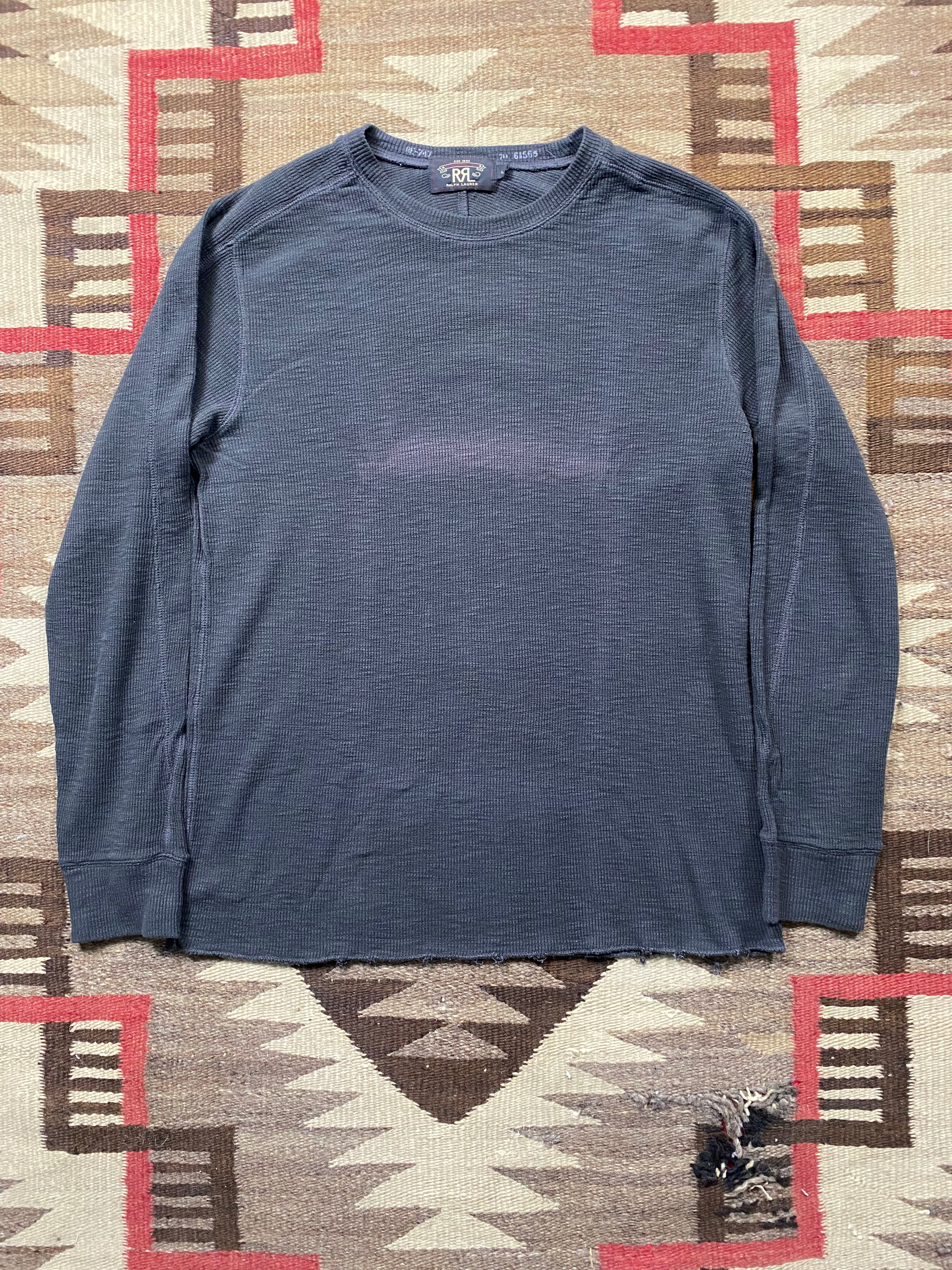 RRL Black Thermal Shirt