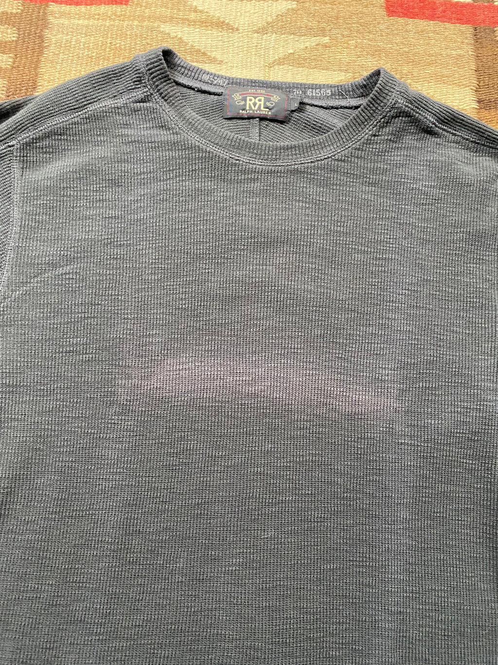 RRL Black Thermal Shirt