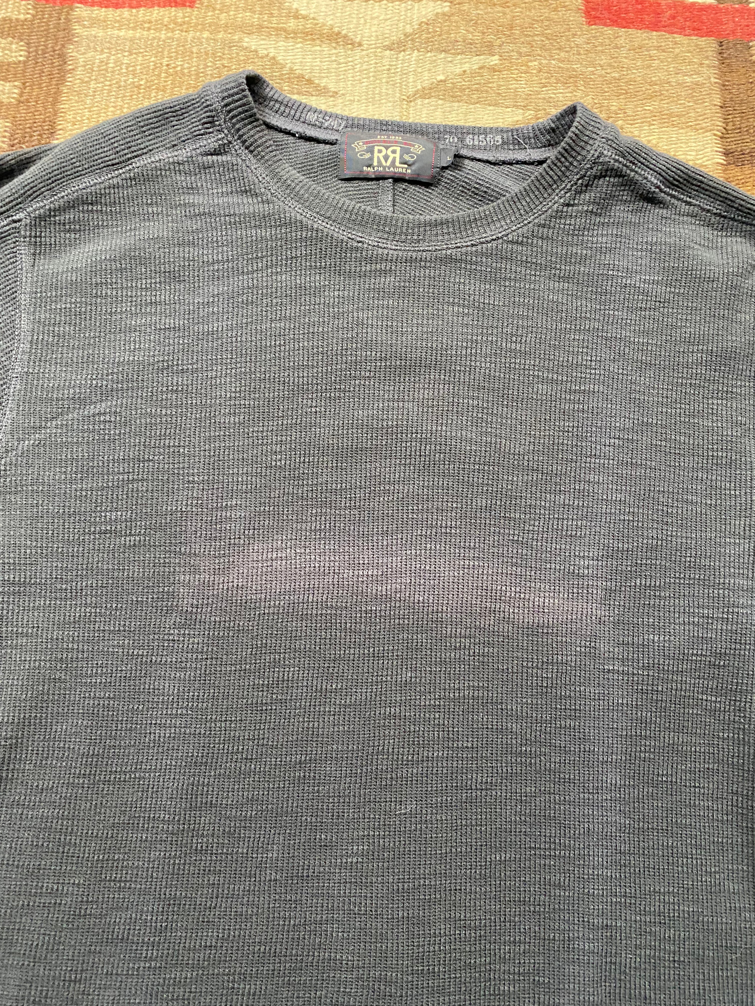 RRL Black Thermal Shirt