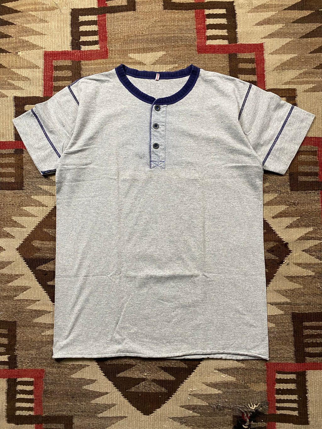 Mister Freedom Grey Henley Shirt