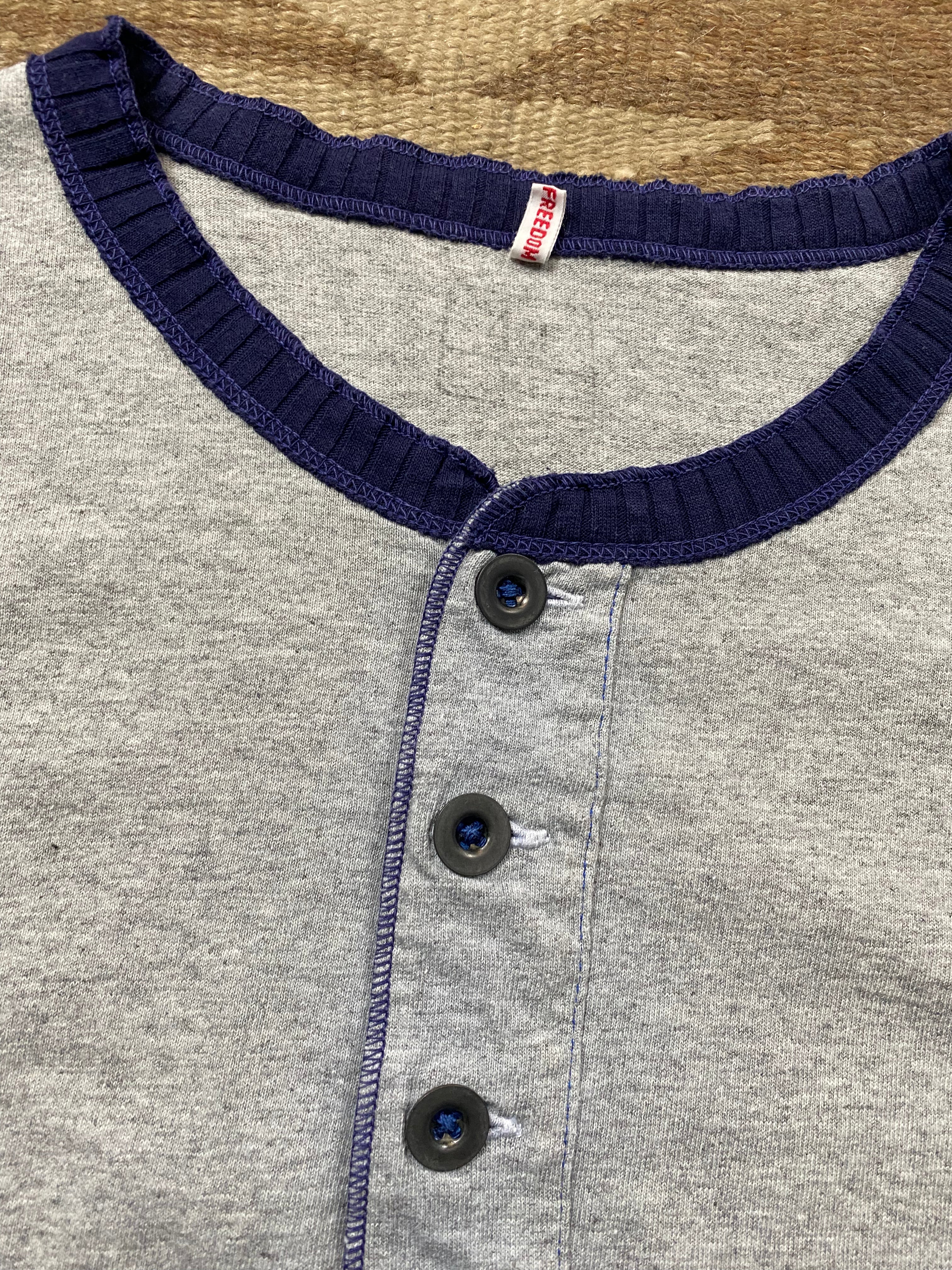 Mister Freedom Grey Henley Shirt