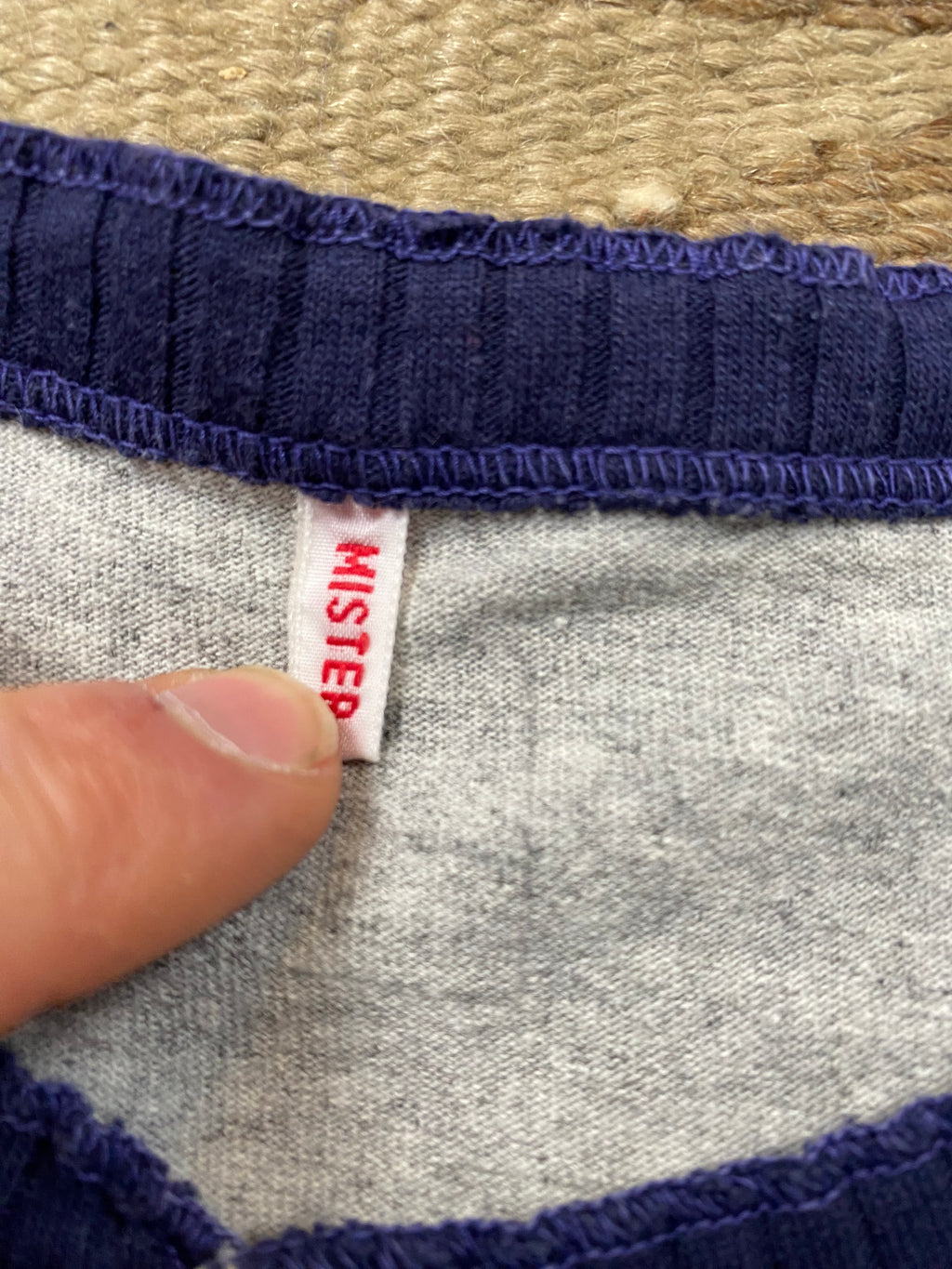 Mister Freedom Grey Henley Shirt