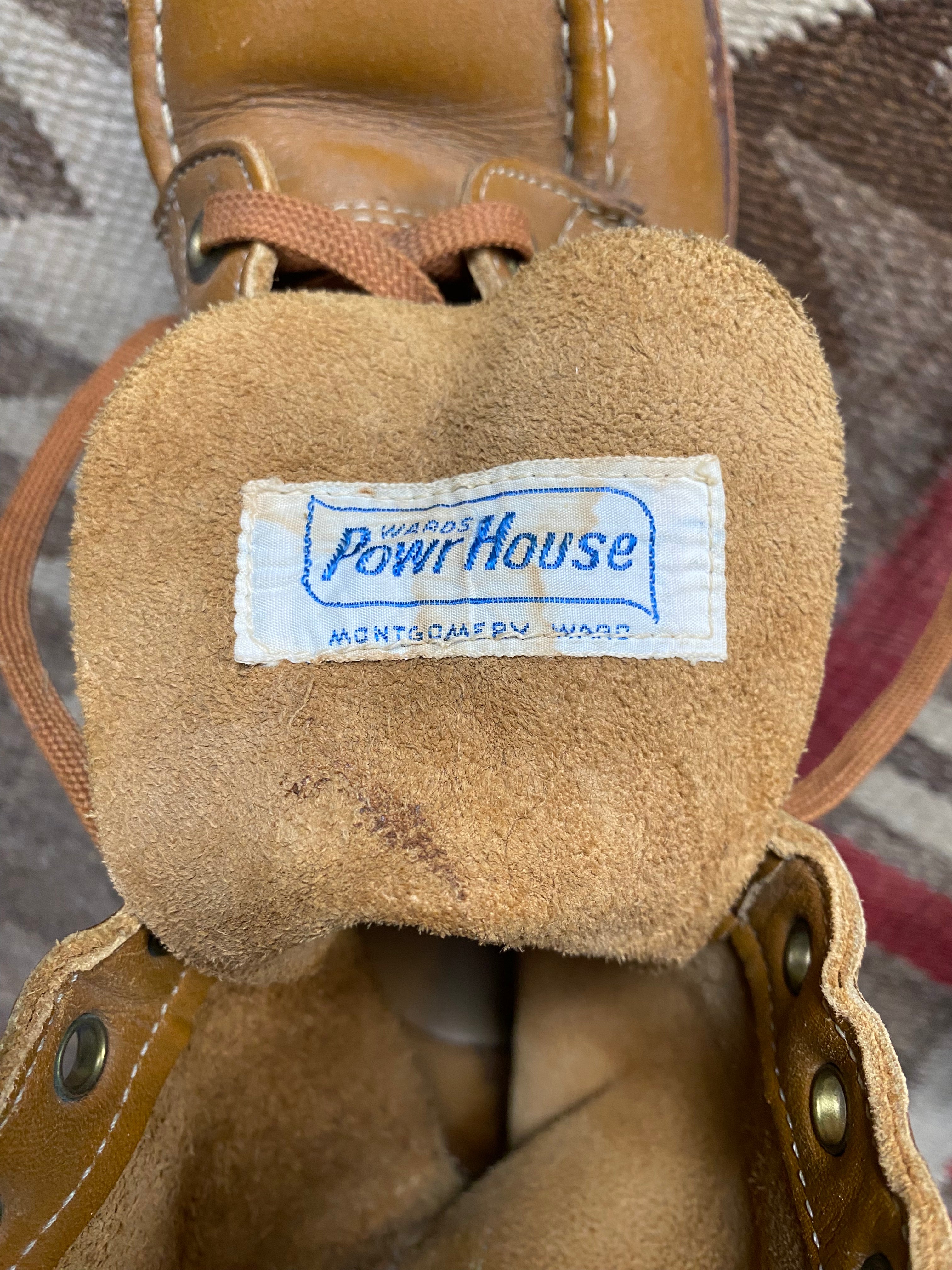 Powr House Montgomery Ward 1960's Moc Toe Boots