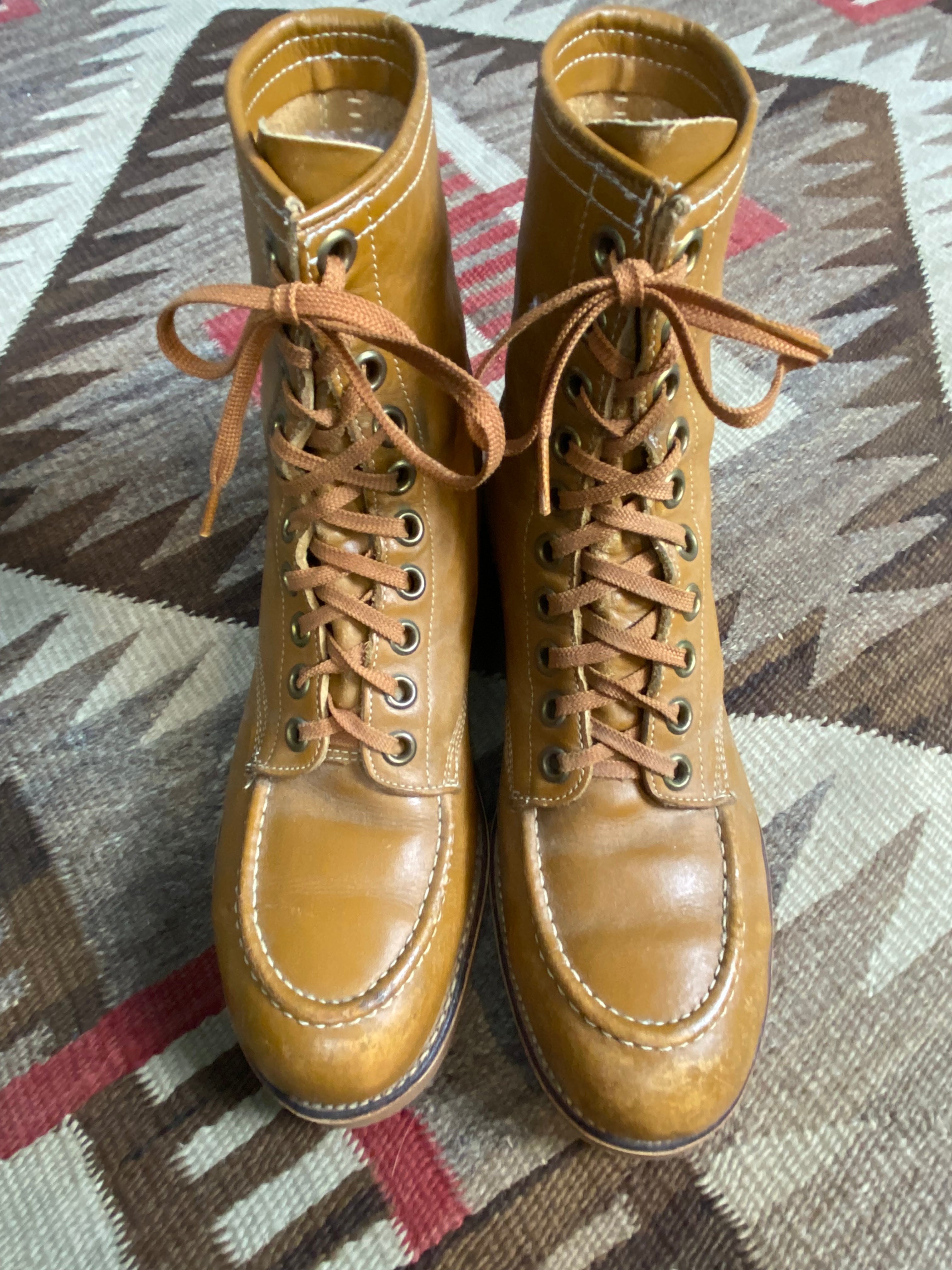 Powr House Montgomery Ward 1960's Moc Toe Boots