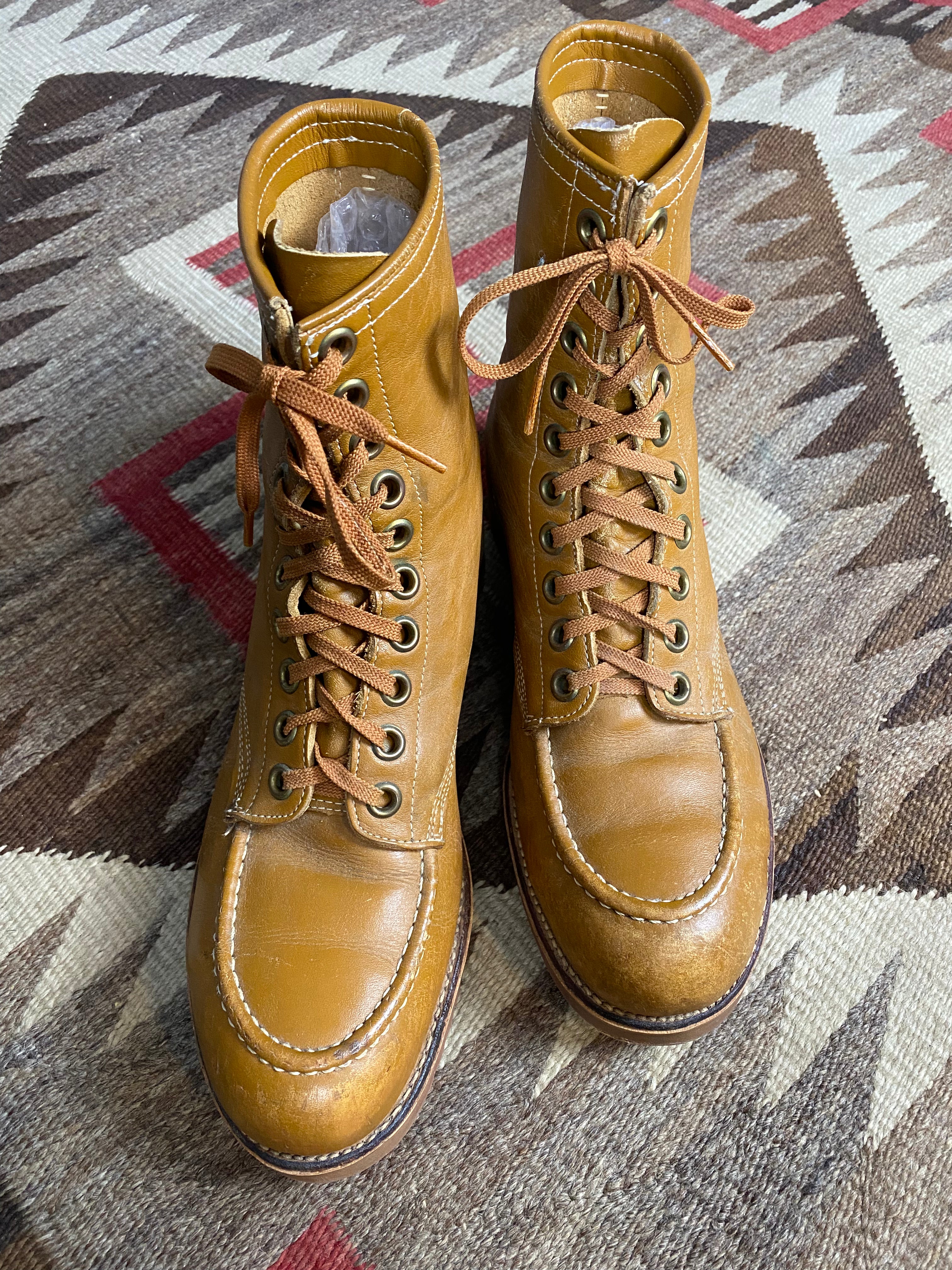 Powr House Montgomery Ward 1960's Moc Toe Boots