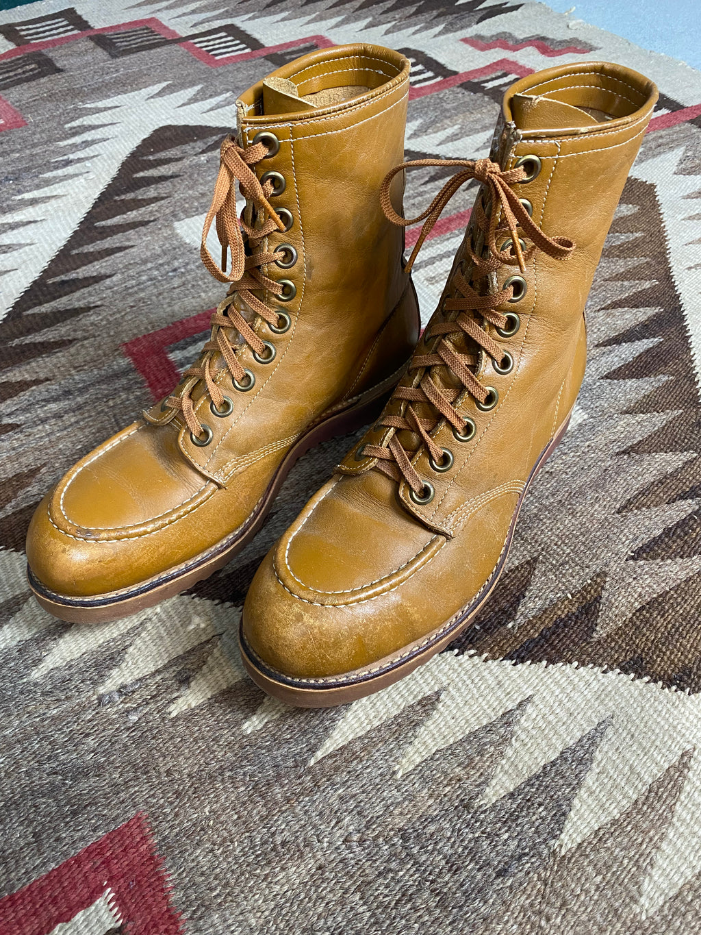 Powr House Montgomery Ward 1960's Moc Toe Boots