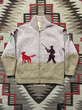 Hunter Themed Hand Knitted Cowichan By Ruth Platt