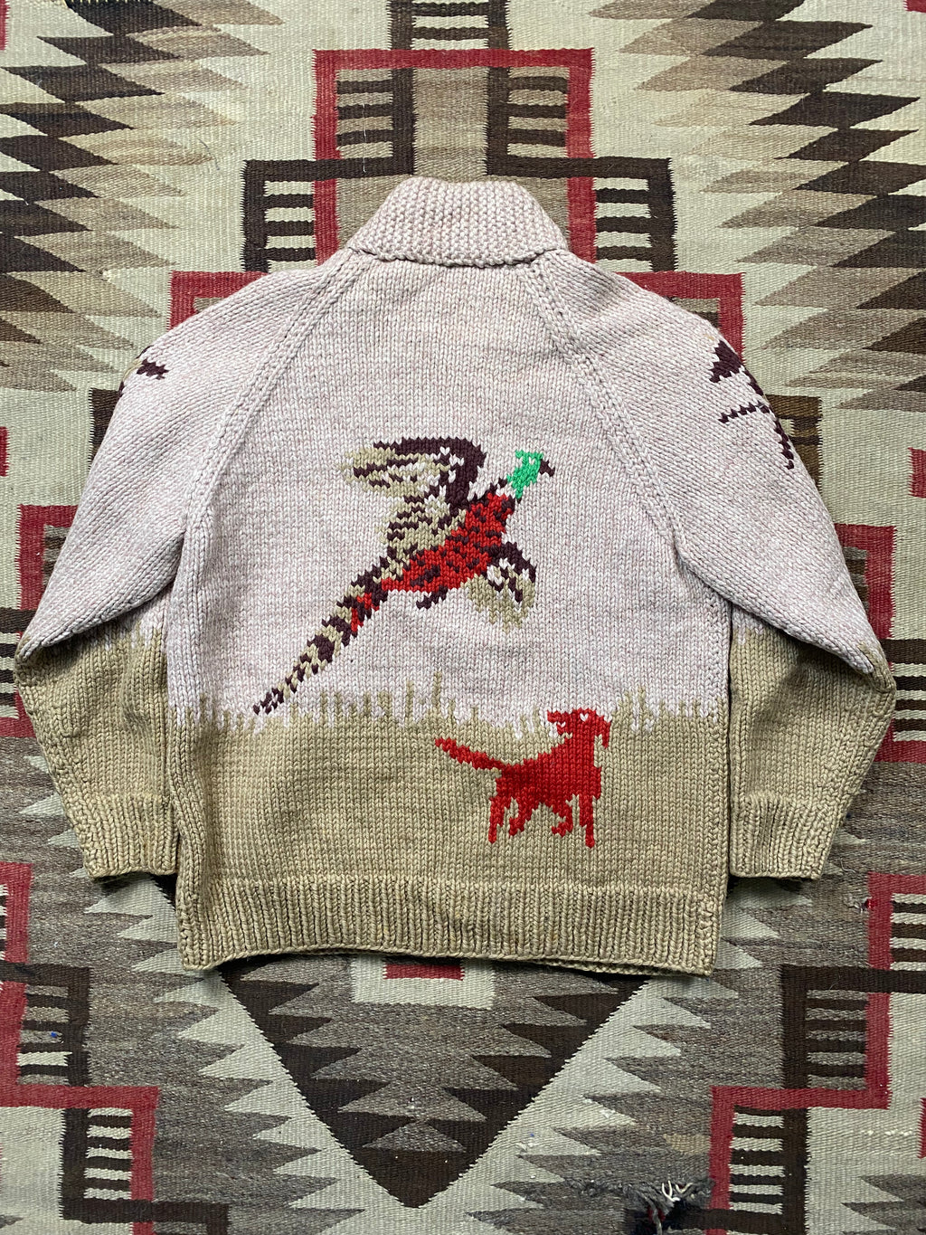 Hunter Themed Hand Knitted Cowichan By Ruth Platt