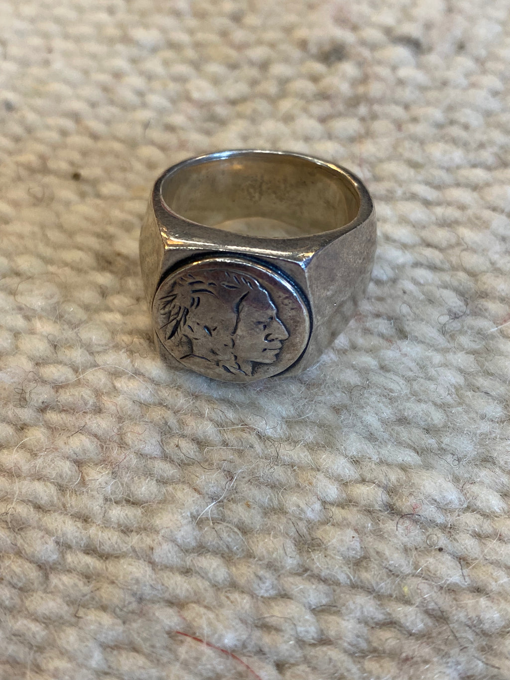 Sterling Silver Native American Seal Ring