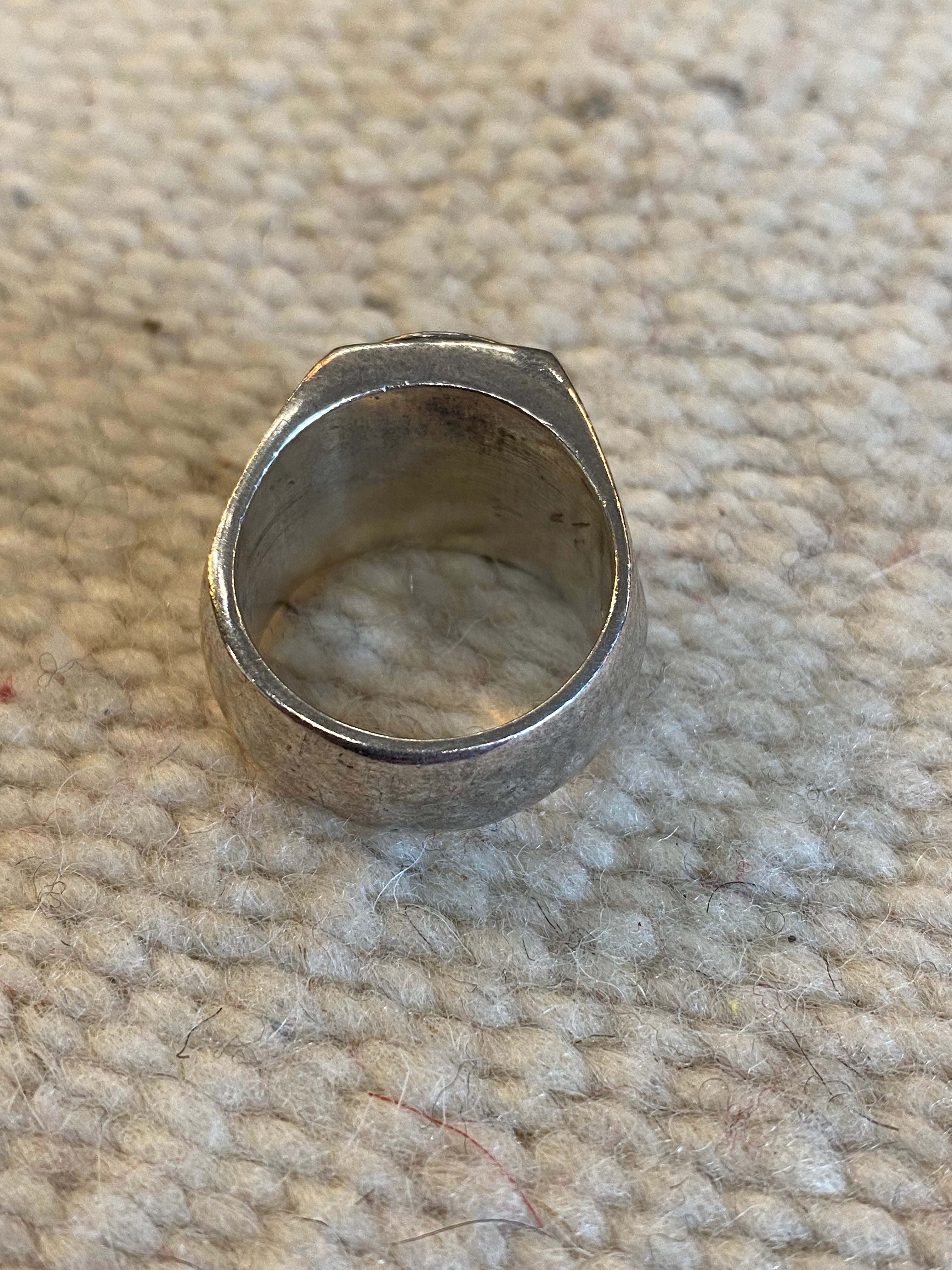 Sterling Silver Native American Seal Ring