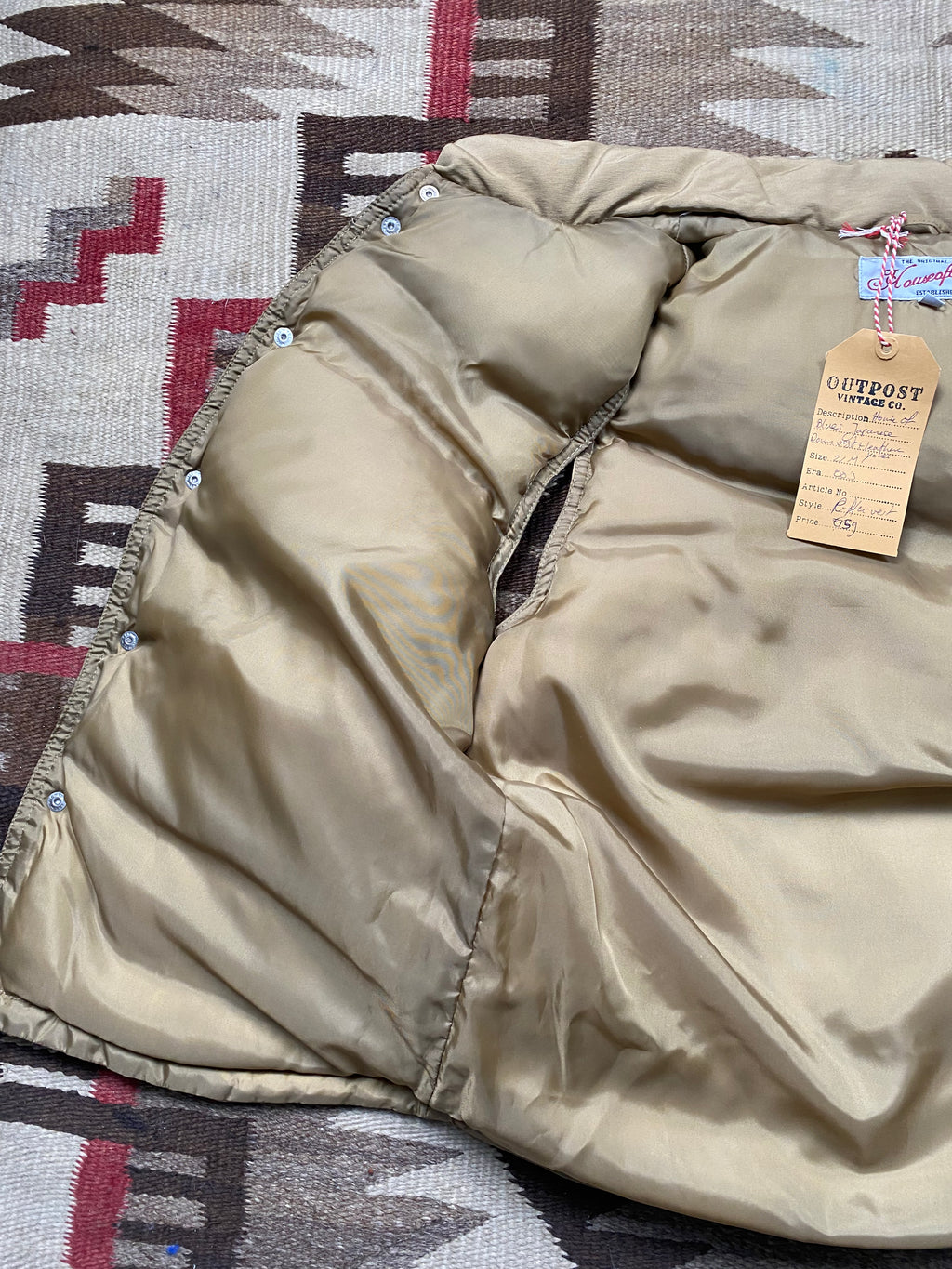 House Of Blues Western Down Vest