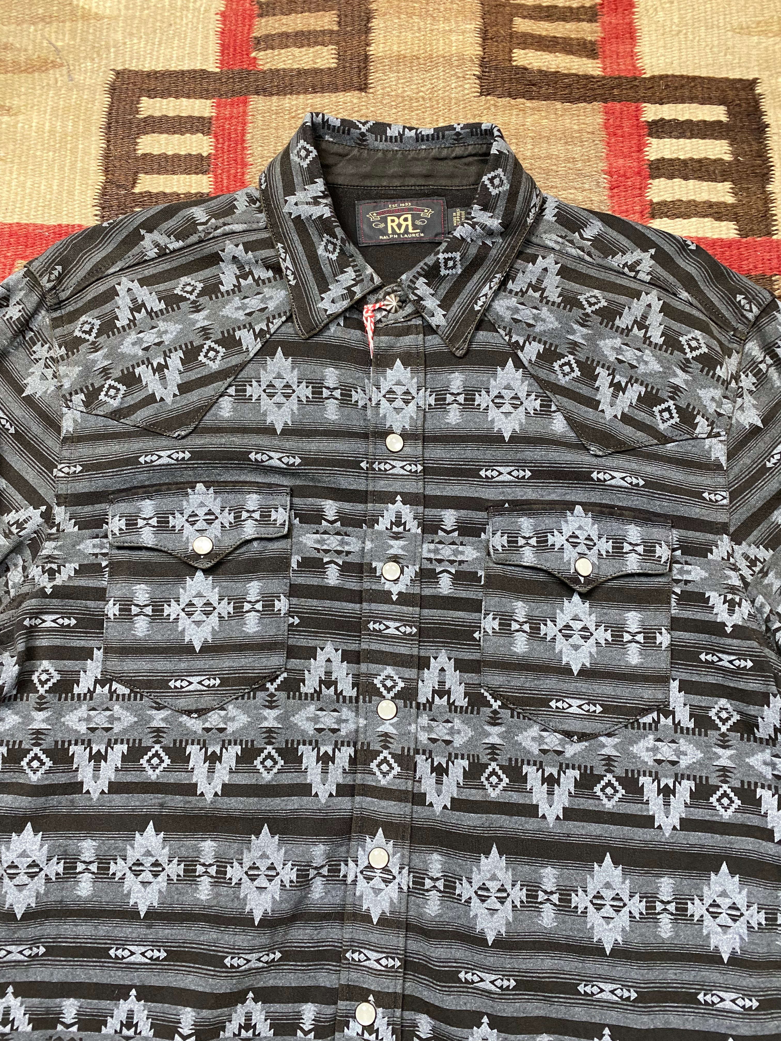 RRL Sulphur Southwestern Shirt
