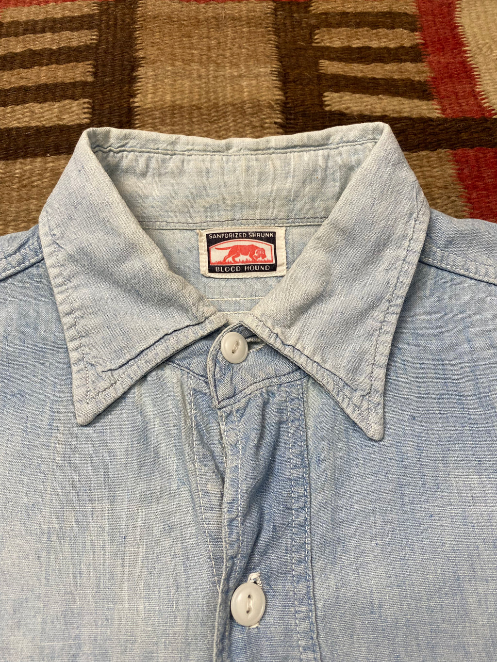 Blood Hound 1940's Chambray Shirt