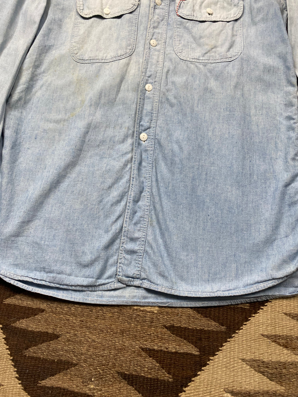 Blood Hound 1940's Chambray Shirt
