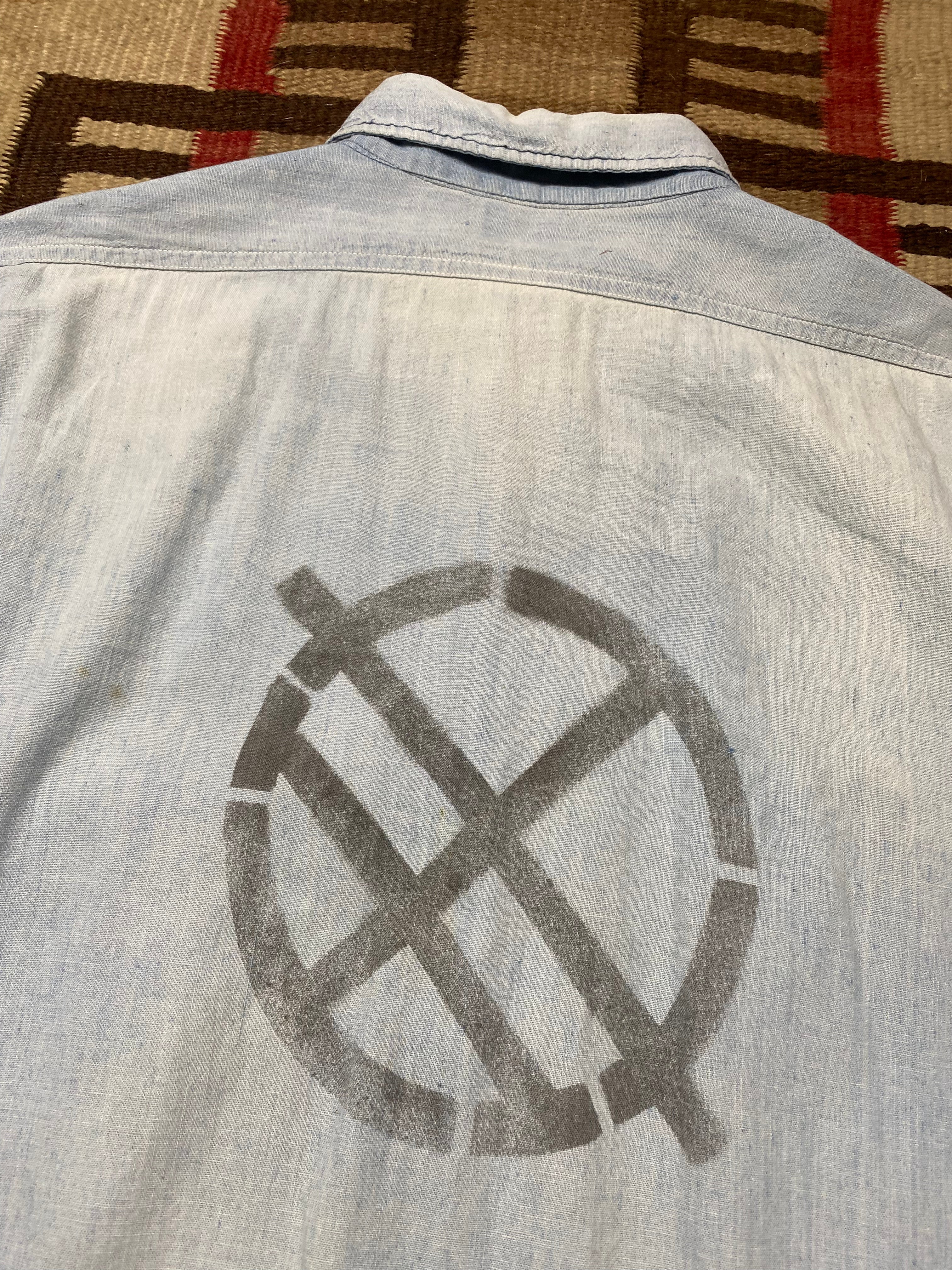 Blood Hound 1940's Chambray Shirt