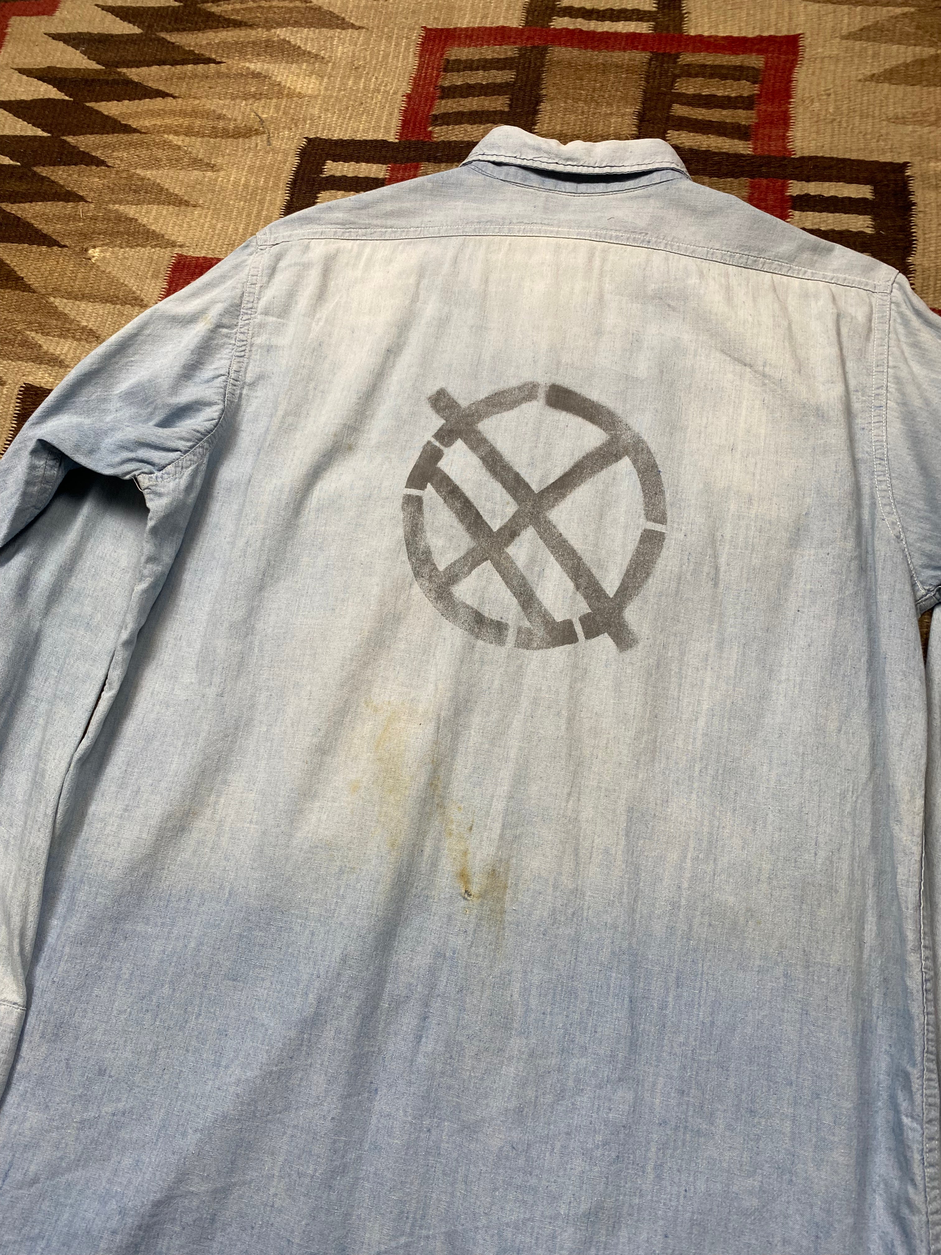 Blood Hound 1940's Chambray Shirt