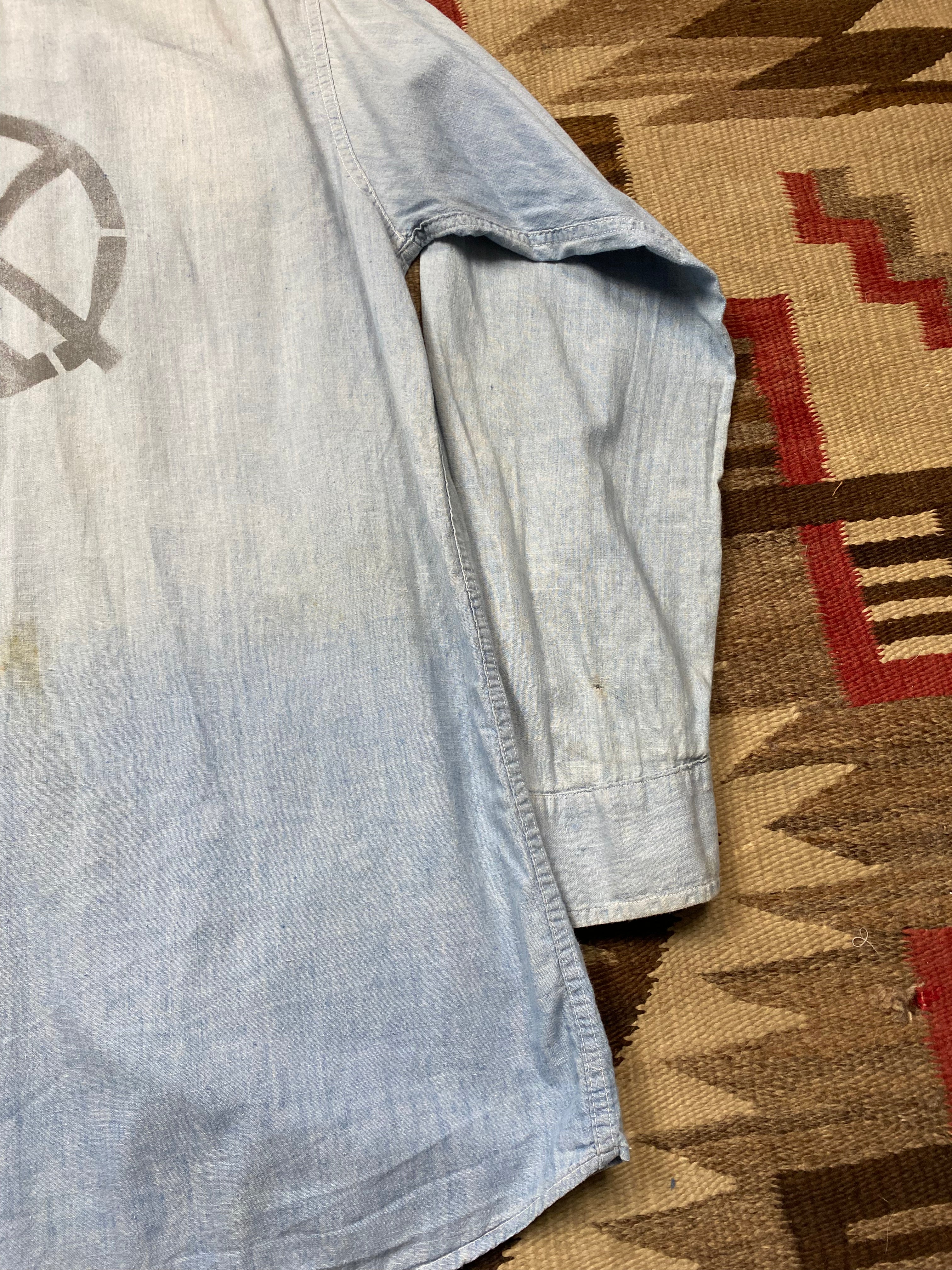 Blood Hound 1940's Chambray Shirt