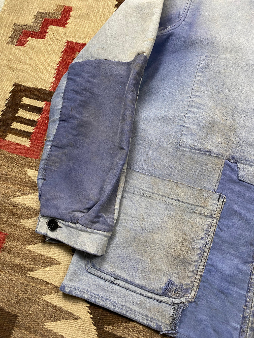 Le Mont Saint Michel 1940's Repaired Moleskine Jacket