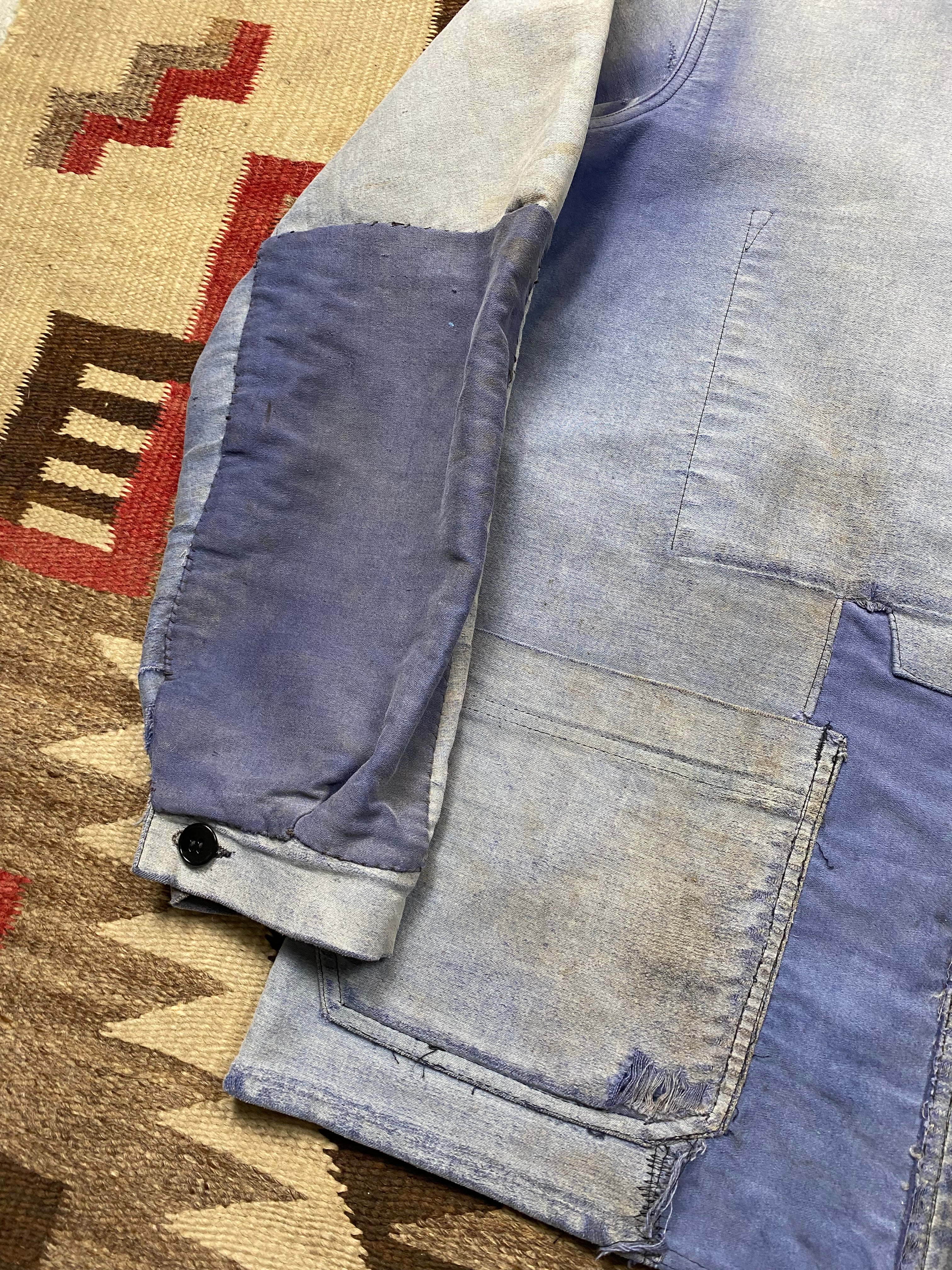 Le Mont Saint Michel 1940's Repaired Moleskine Jacket