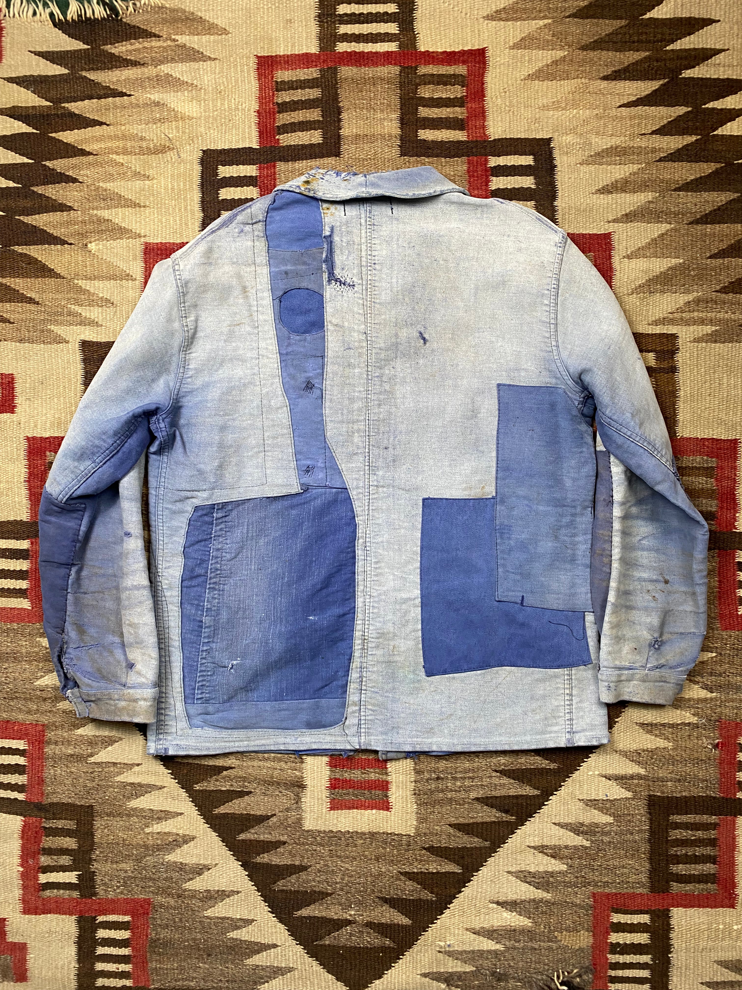 Le Mont Saint Michel 1940's Repaired Moleskine Jacket