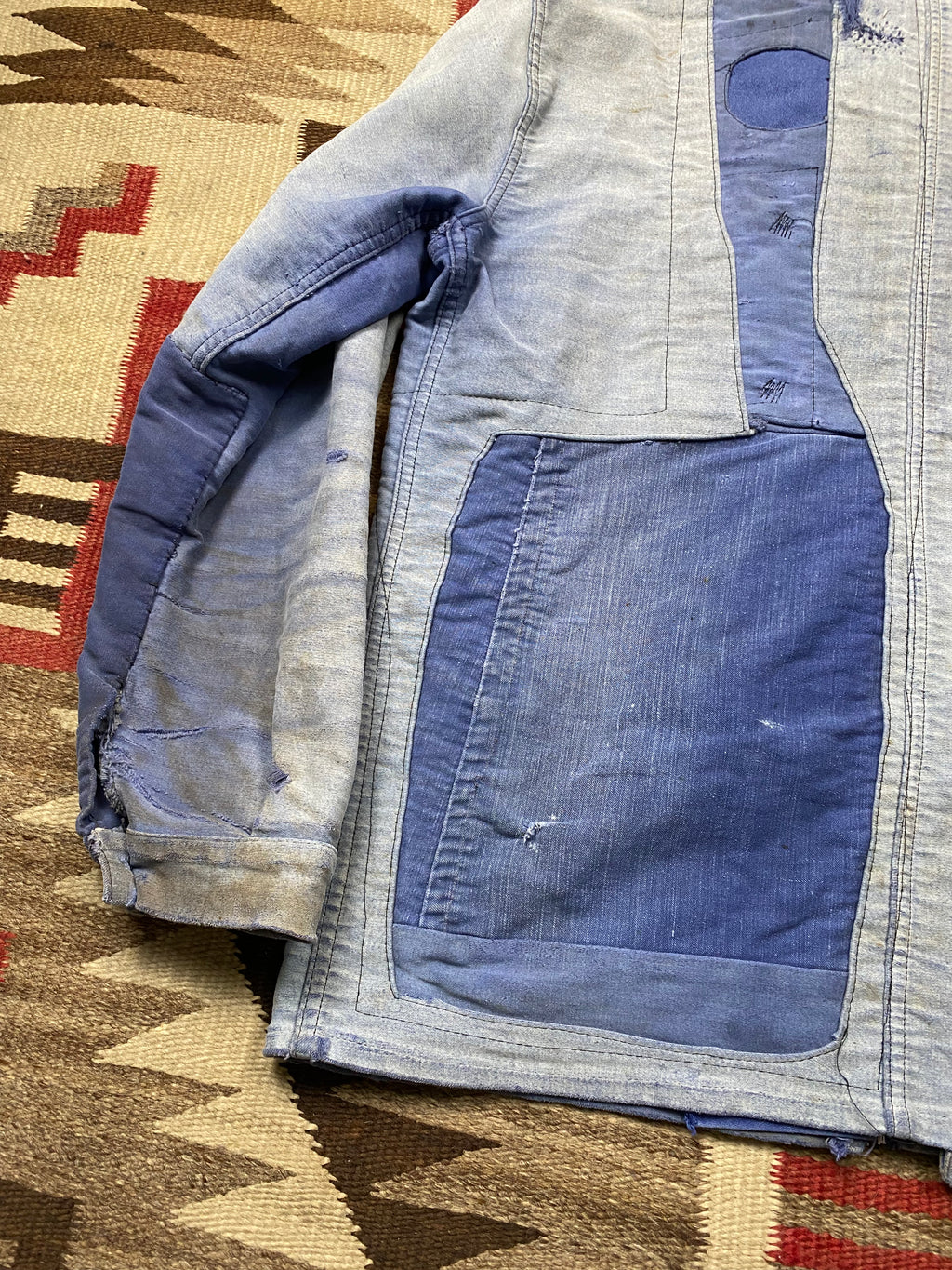 Le Mont Saint Michel 1940's Repaired Moleskine Jacket