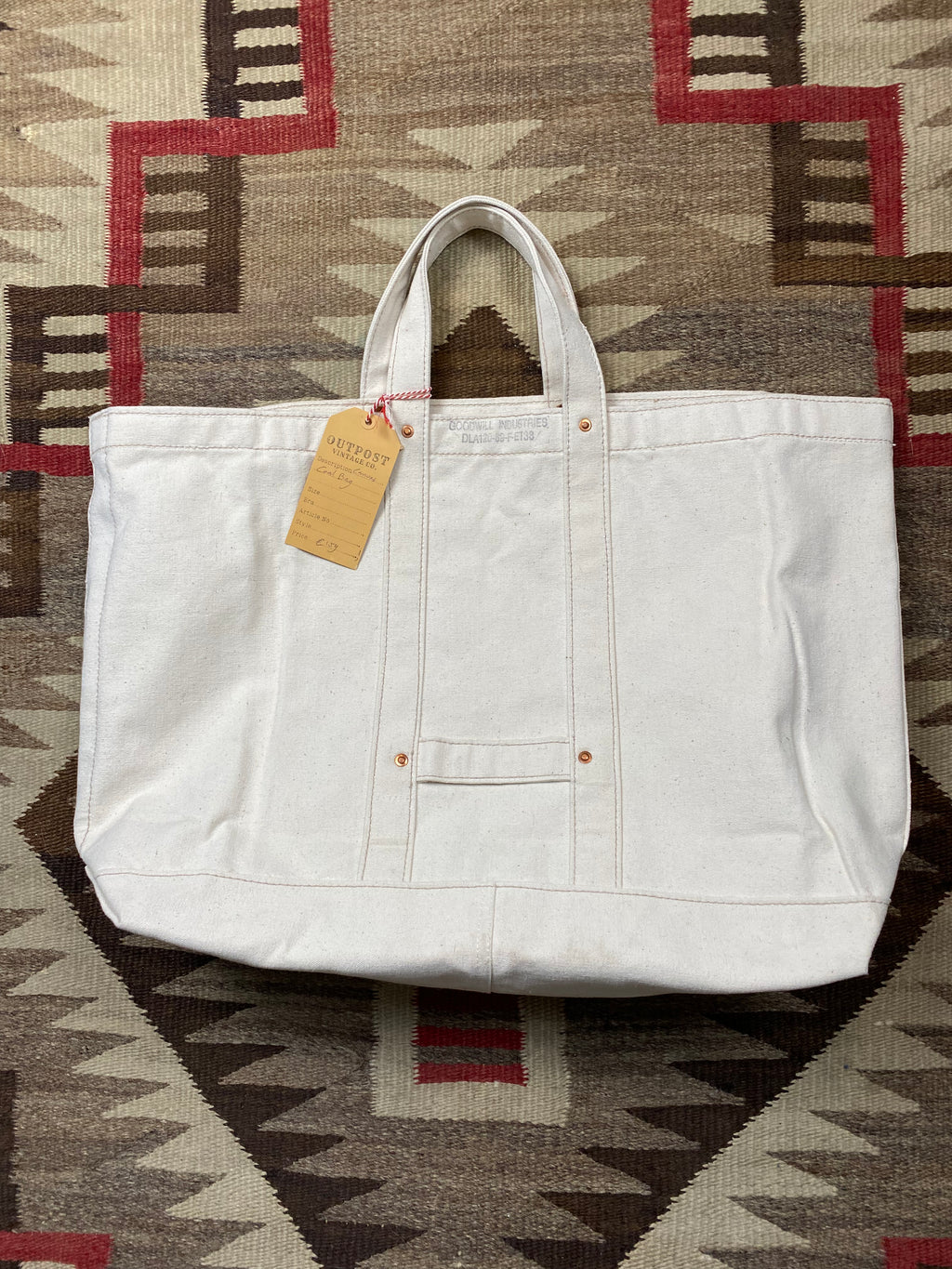 Canvas Coal Bag