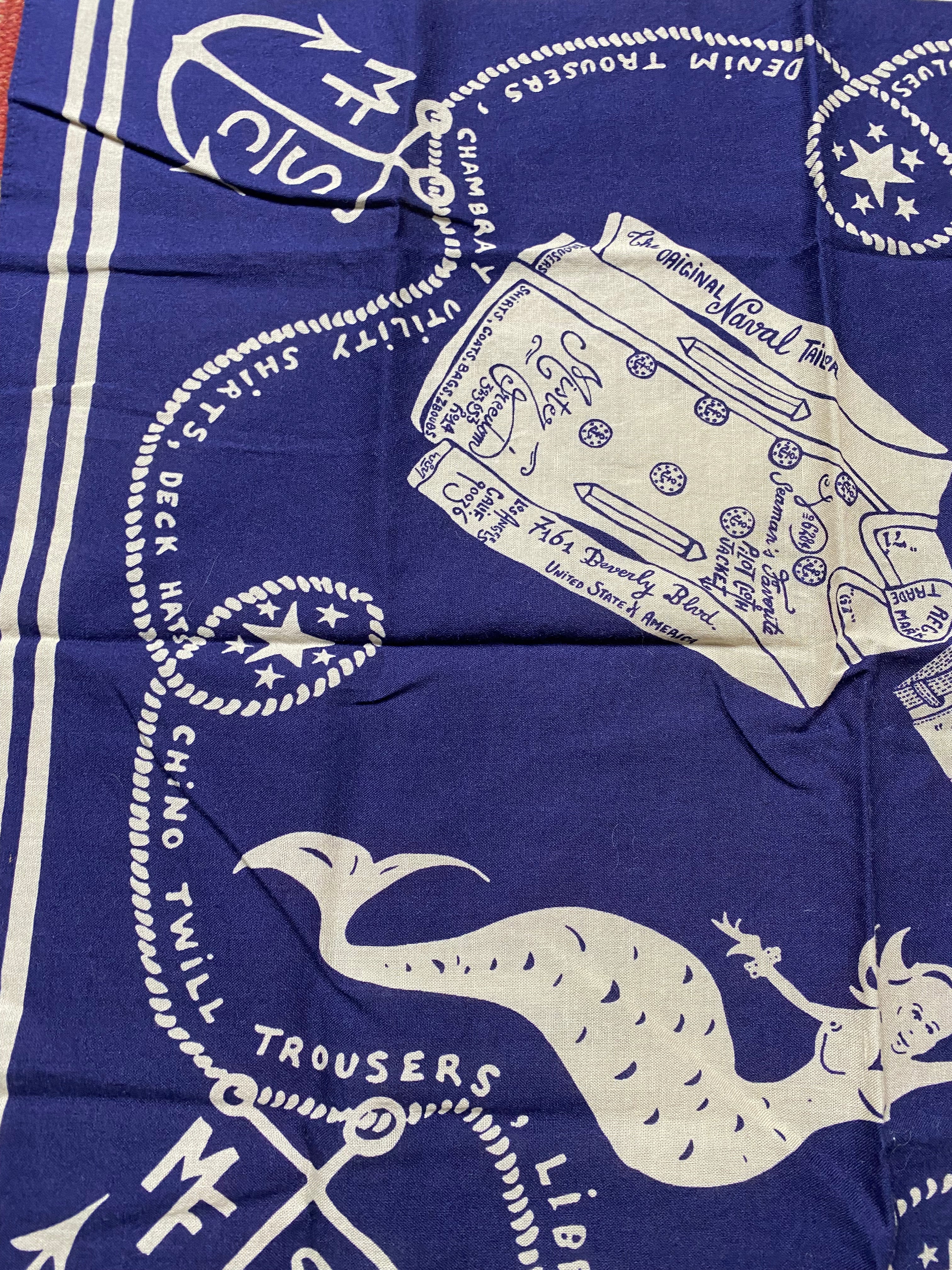 Mister Freedom X Clutch Magazine Indigo Bandana